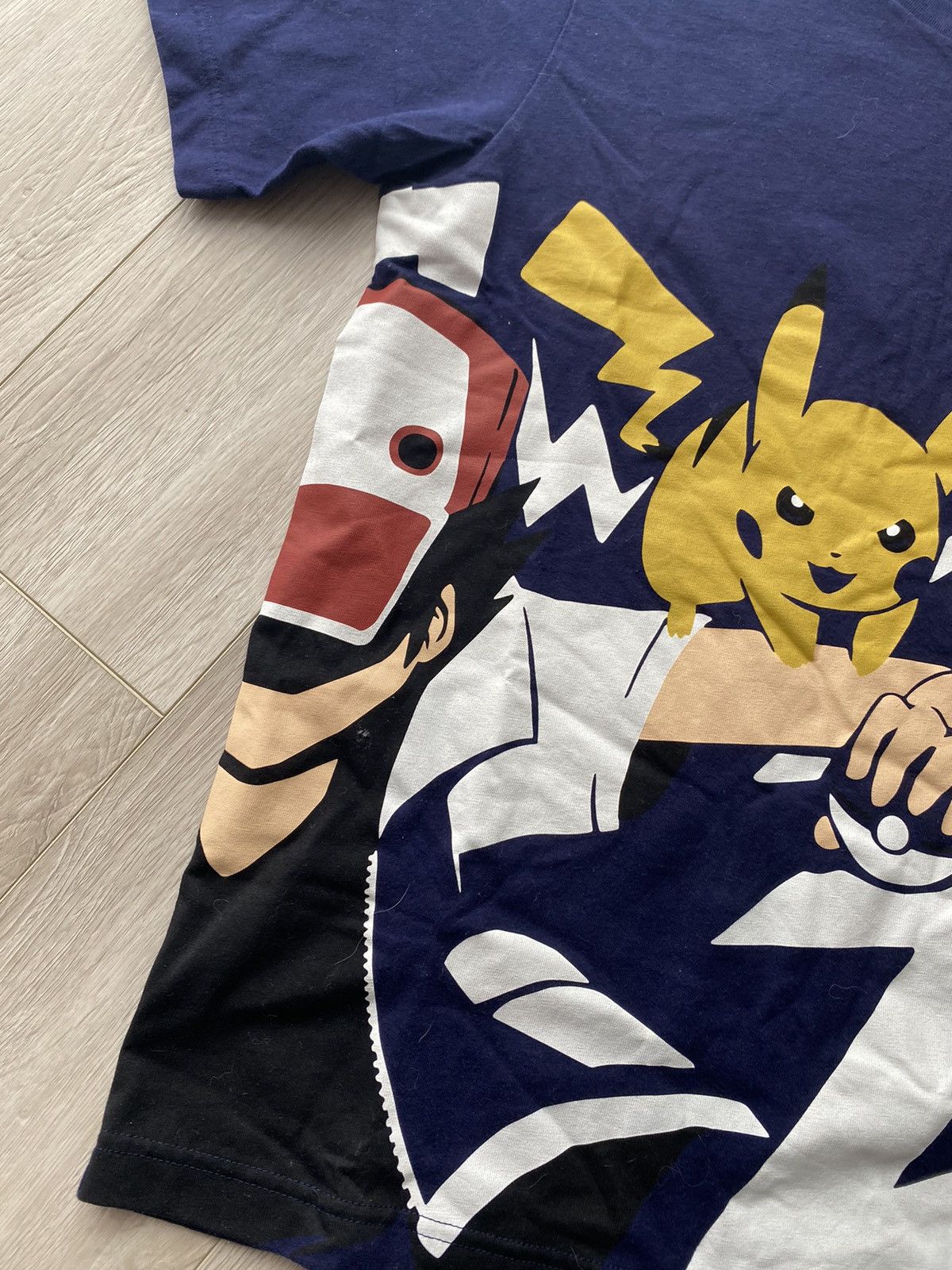 Japanese Brand × Pokemon × Uniqlo Pokémon Pikachu Black Tee Shirt Size Medium Size US L / EU 52-54 / 3 - 2 Thumbnail