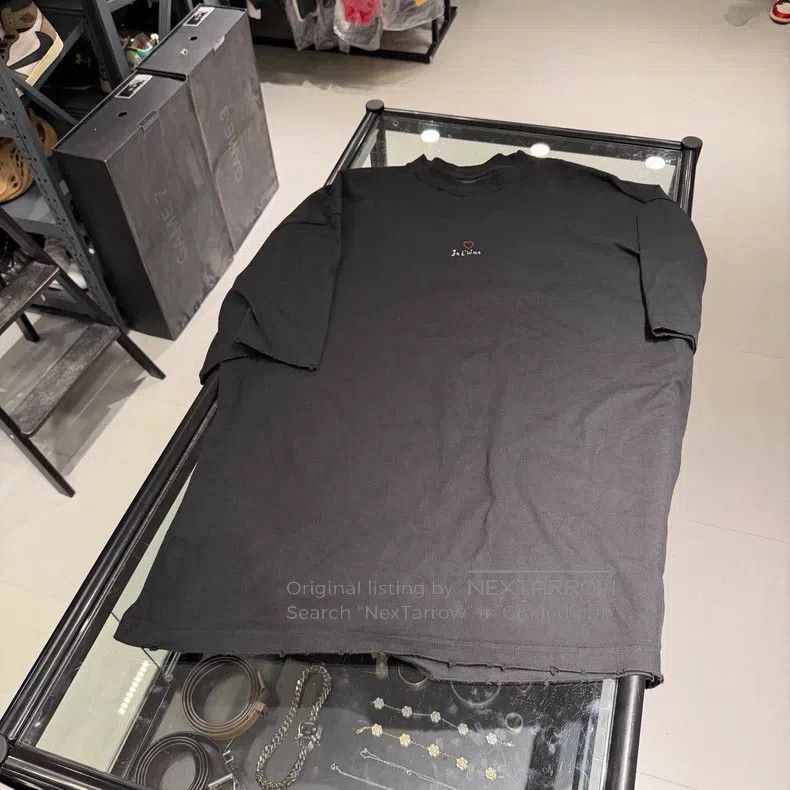 Balenciaga Balenciaga Qixi Festival Limited Love Print Short Sleeve T Size US XL / EU 56 / 4 - 1 Thumbnail