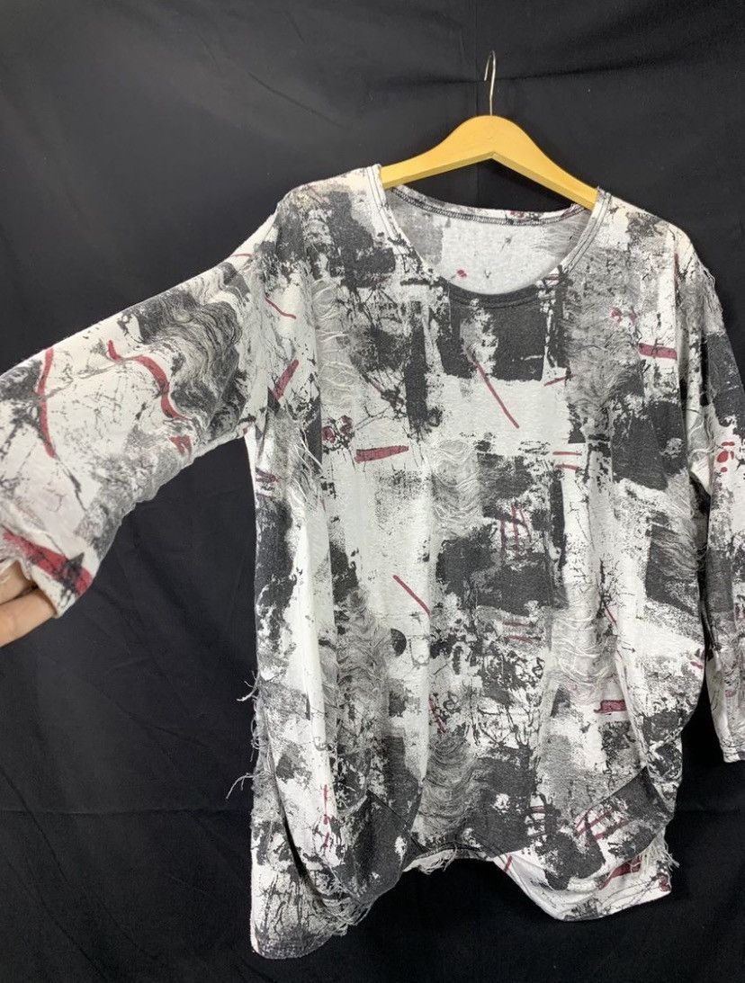 14th Addiction Japanese Crazy Distressed Abstract Gothic Punk long sleeve Size US L / EU 52-54 / 3 - 3 Thumbnail