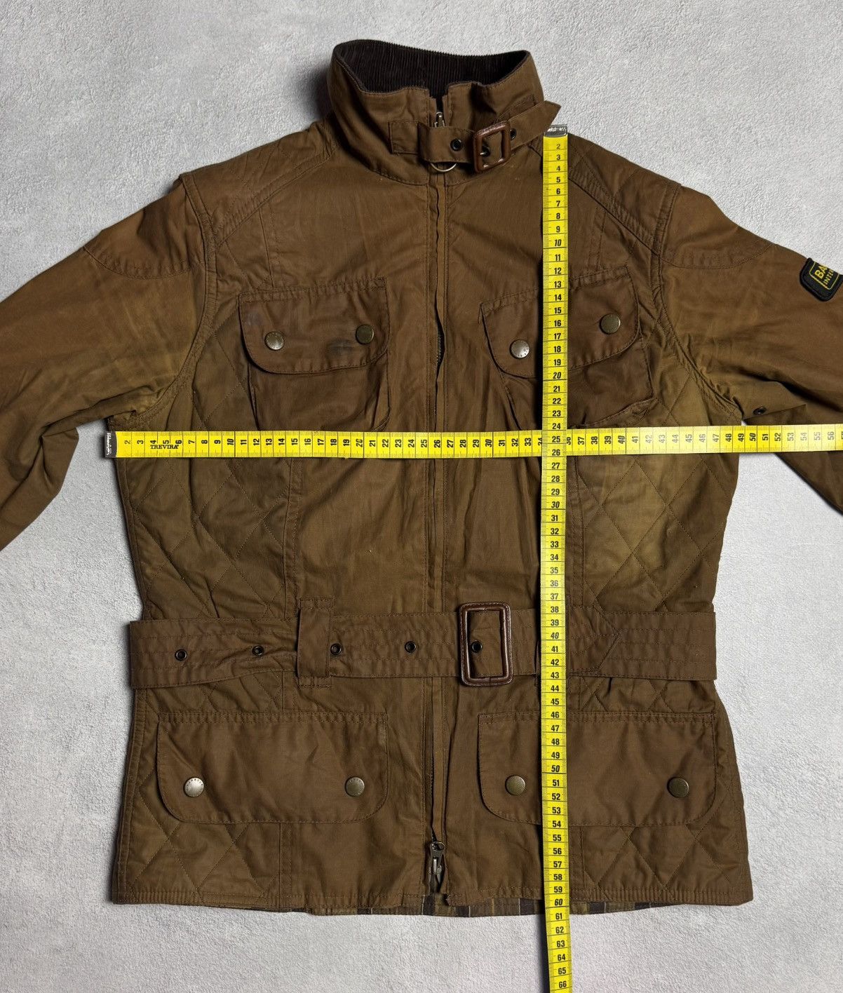 Barbour Barbour International Flyweight Biker Wax Cotton Jacket Size M / US 6-8 / IT 42-44 - 16 Thumbnail