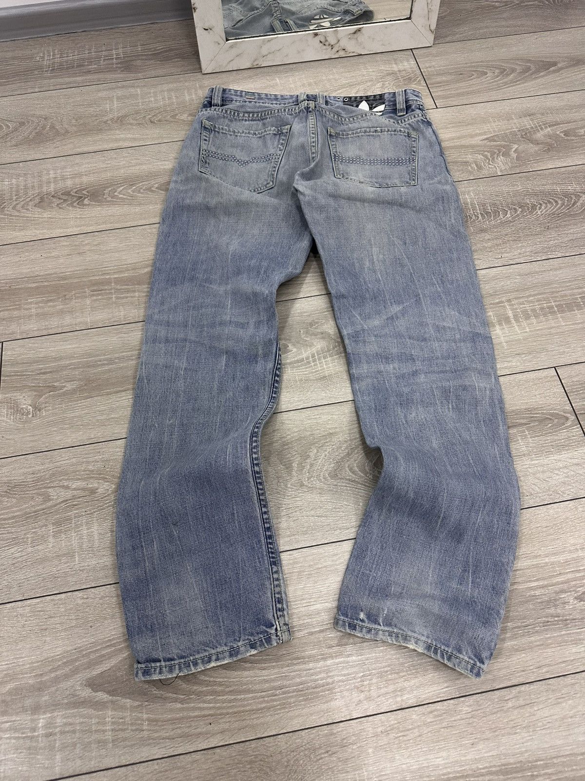 Diesel Diesel x Adidas Light Distressed Y2K Jeans Size US 32 / EU 48 - 1 Thumbnail