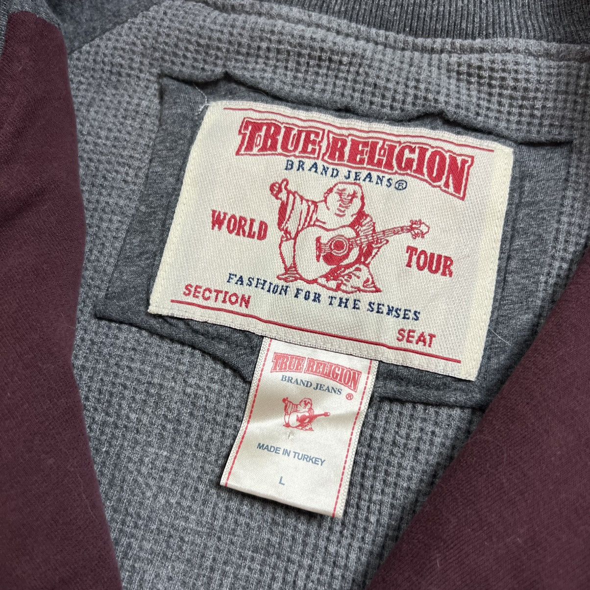 True Religion 00s True Religion California Vintage Y2K Varsity Jacket Size US L / EU 52-54 / 3 - 12 Thumbnail