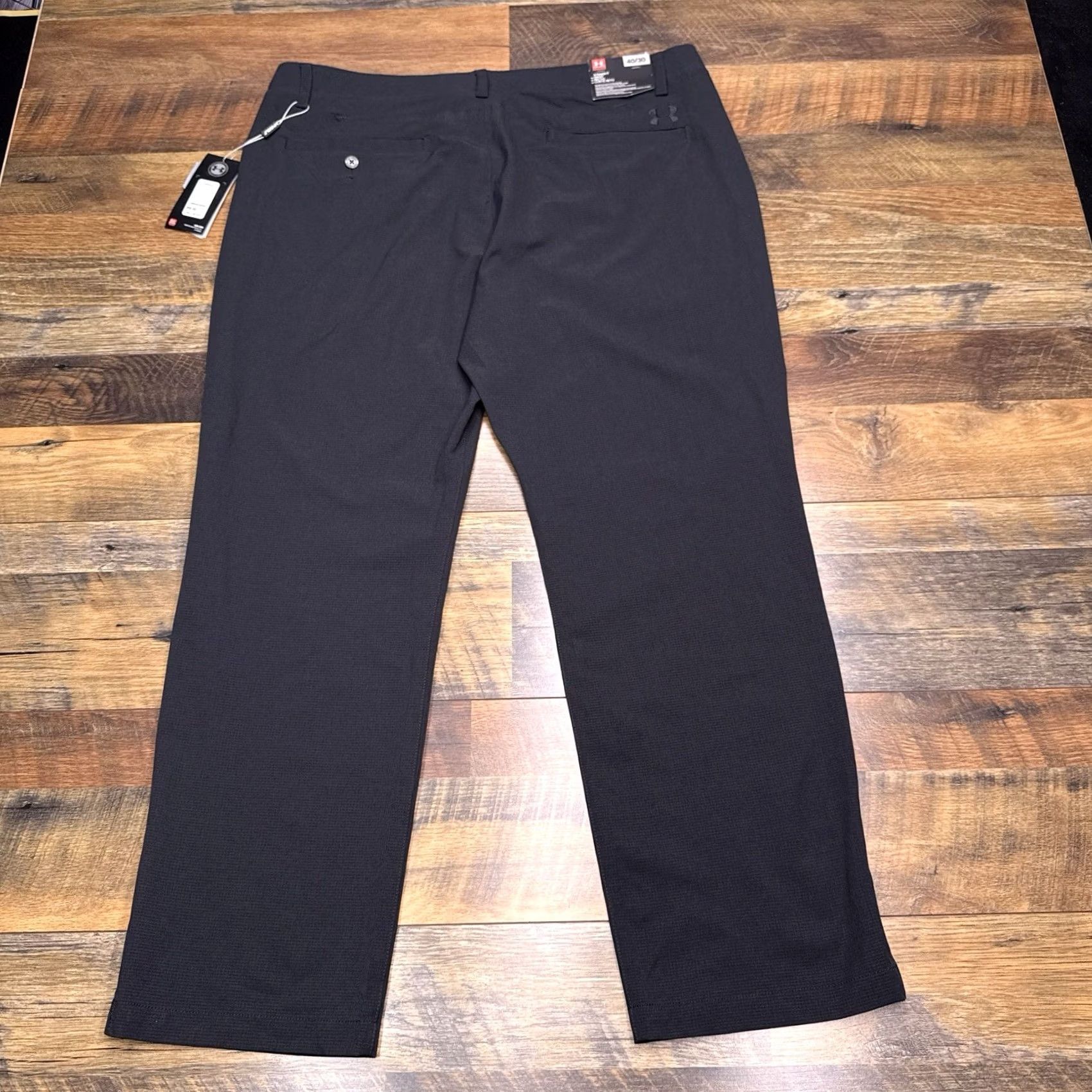 Under Armour Under Armour Showdown Pants Mens 40x30 Black Straight Loose Fit Golf New Size US 40 / EU 56 - 3 Thumbnail