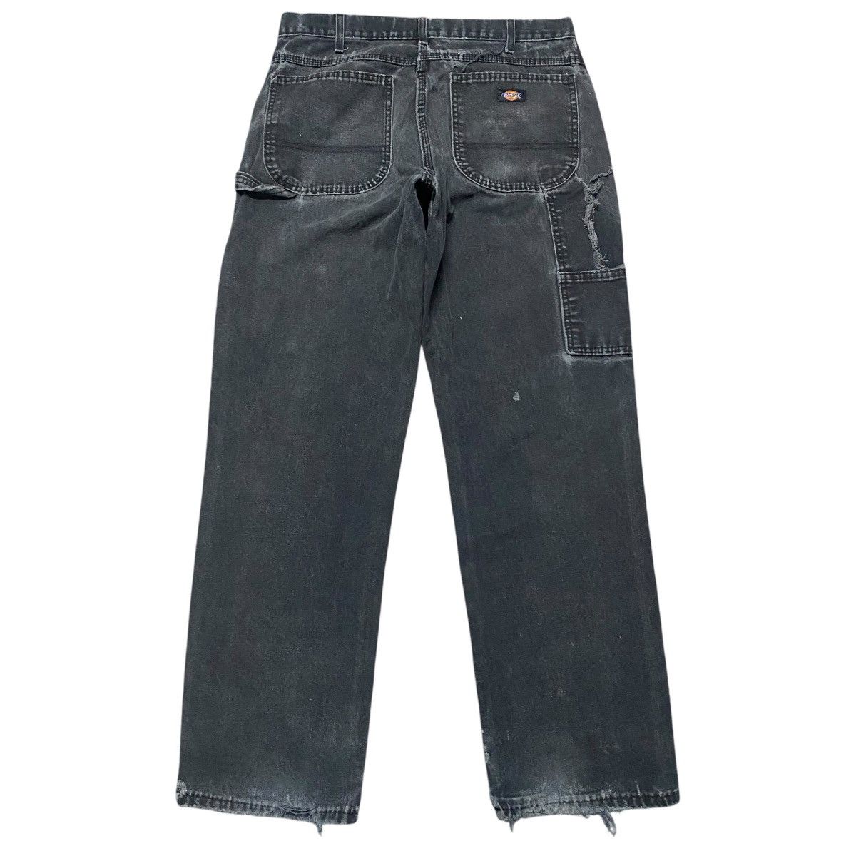 Dickies Vintage Dickies Black Carpenter Pant Distressed Size US 34 / EU 50 - 1 Thumbnail