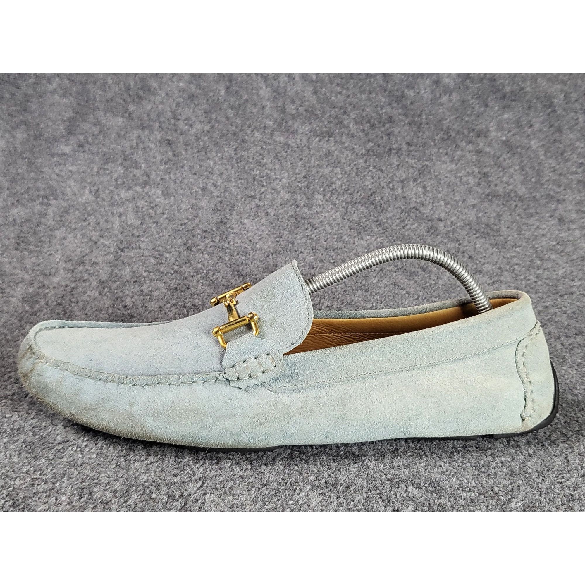Saks Fifth Avenue Saks Fifth Avenue Loafers Men Sz 11.5M Powder Blue Suede Des Size US 11.5 / EU 44-45 - 1 Thumbnail