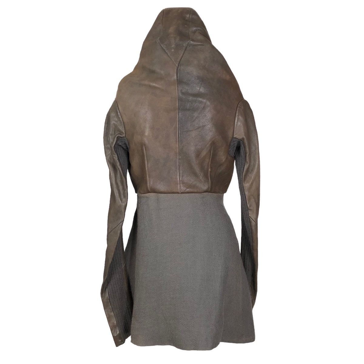 Rick Owens Rick Owens Fall 2010 R-t-W Assassin Hooded Leather Jacket Size XS / US 0-2 / IT 36-38 - 23 Thumbnail