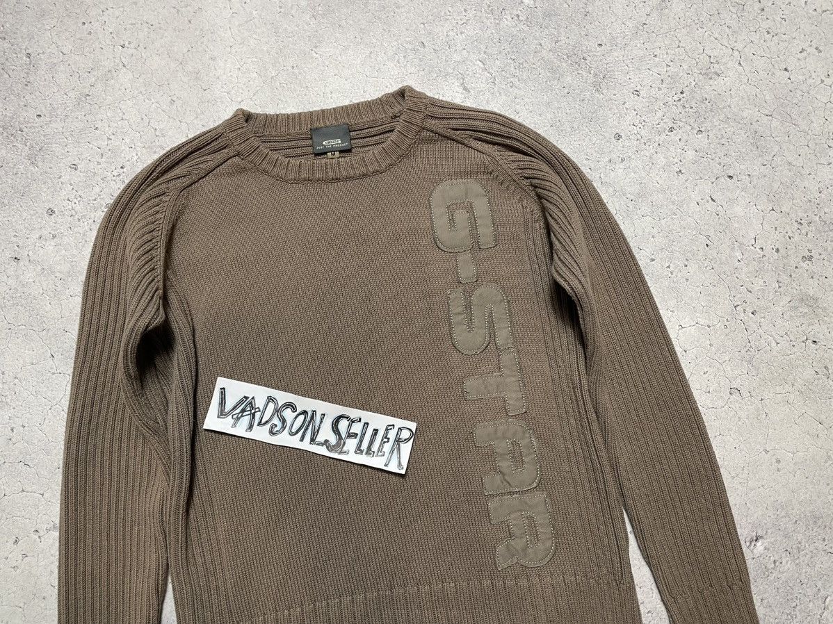 G-Star Vintage Avant Garde Knit Sweater G Star Raw Big Logo Hype Size US S / EU 44-46 / 1 - 6 Thumbnail
