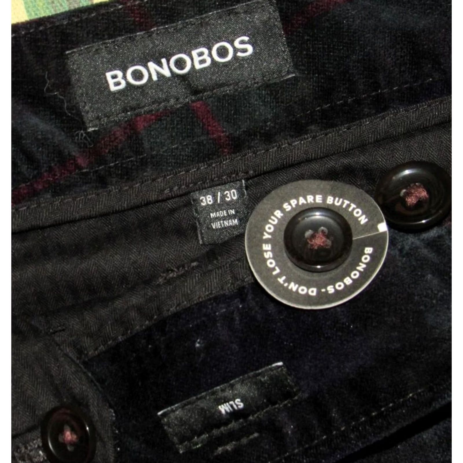 Bonobos BONOBOS Dress Pants Tartan Velvet SlIM 38 x 30 Dress Pants Mens Slim 38x30 Multicolor Size US 38 / EU 54 - 5 Thumbnail