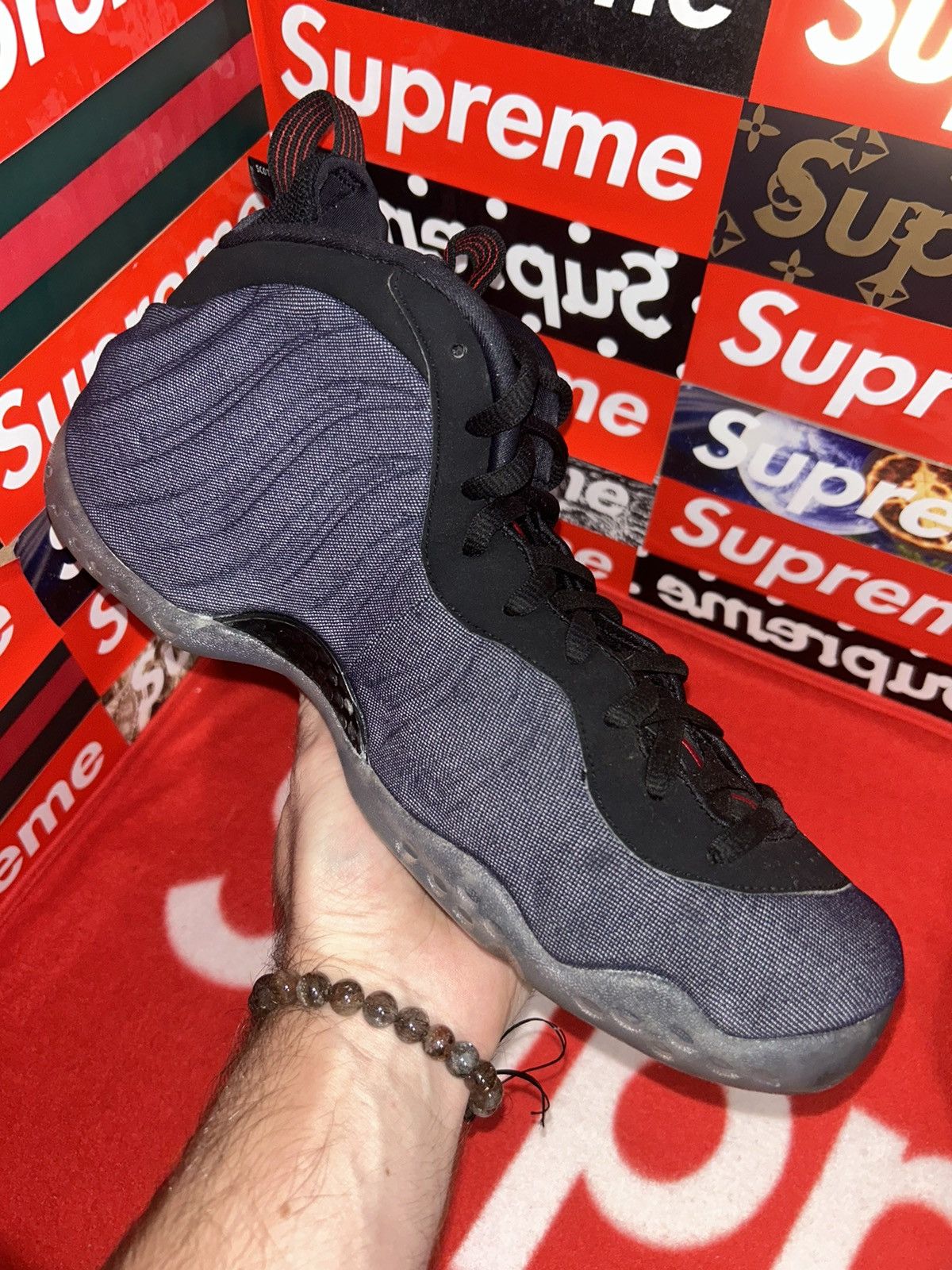 Nike Nike Air Foamposite One Denim 2016 314996-404 size 11.5 Size US 11.5 / EU 44-45 - 10 Thumbnail
