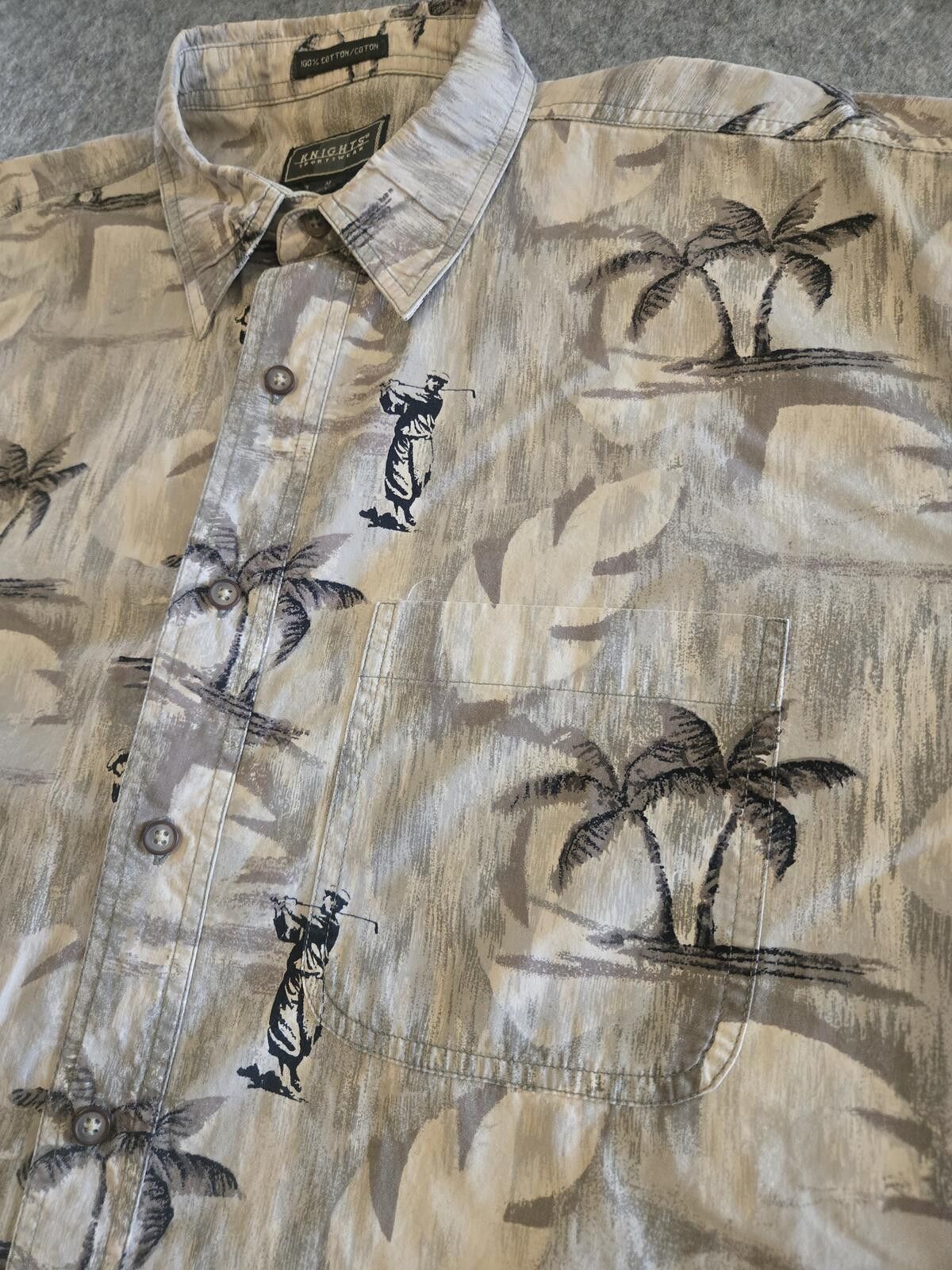 Other Y2K Vintage Golf 100% Cotton Short-sleeve Button-down Shirt Size US M / EU 48-50 / 2 - 6 Thumbnail