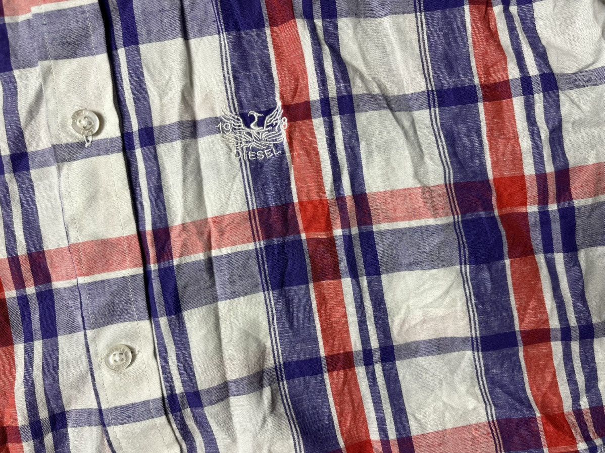 Diesel Diesel shirt slim fit nova check classic size XLarge Size US XL / EU 56 / 4 - 4 Thumbnail