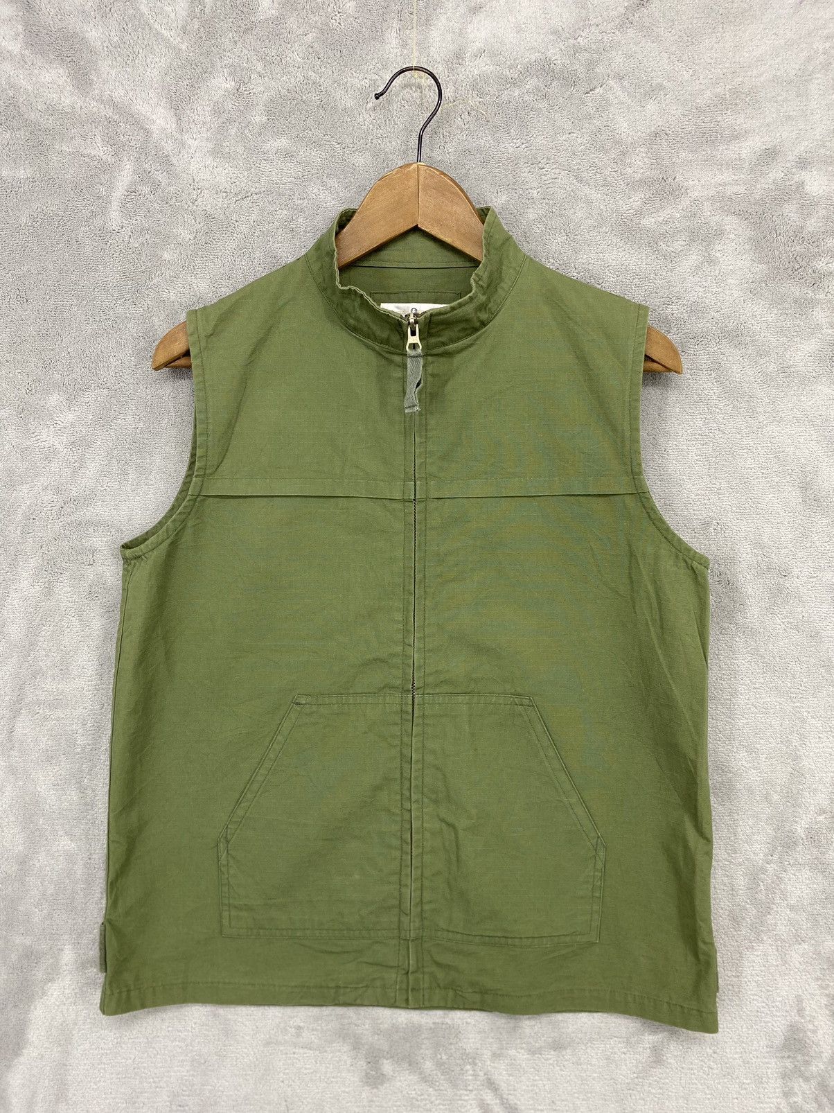 Japanese Brand Unilimited Freak Out Sleeveless Jacket Vest Coat Green Size M / US 6-8 / IT 42-44 - 1 Thumbnail