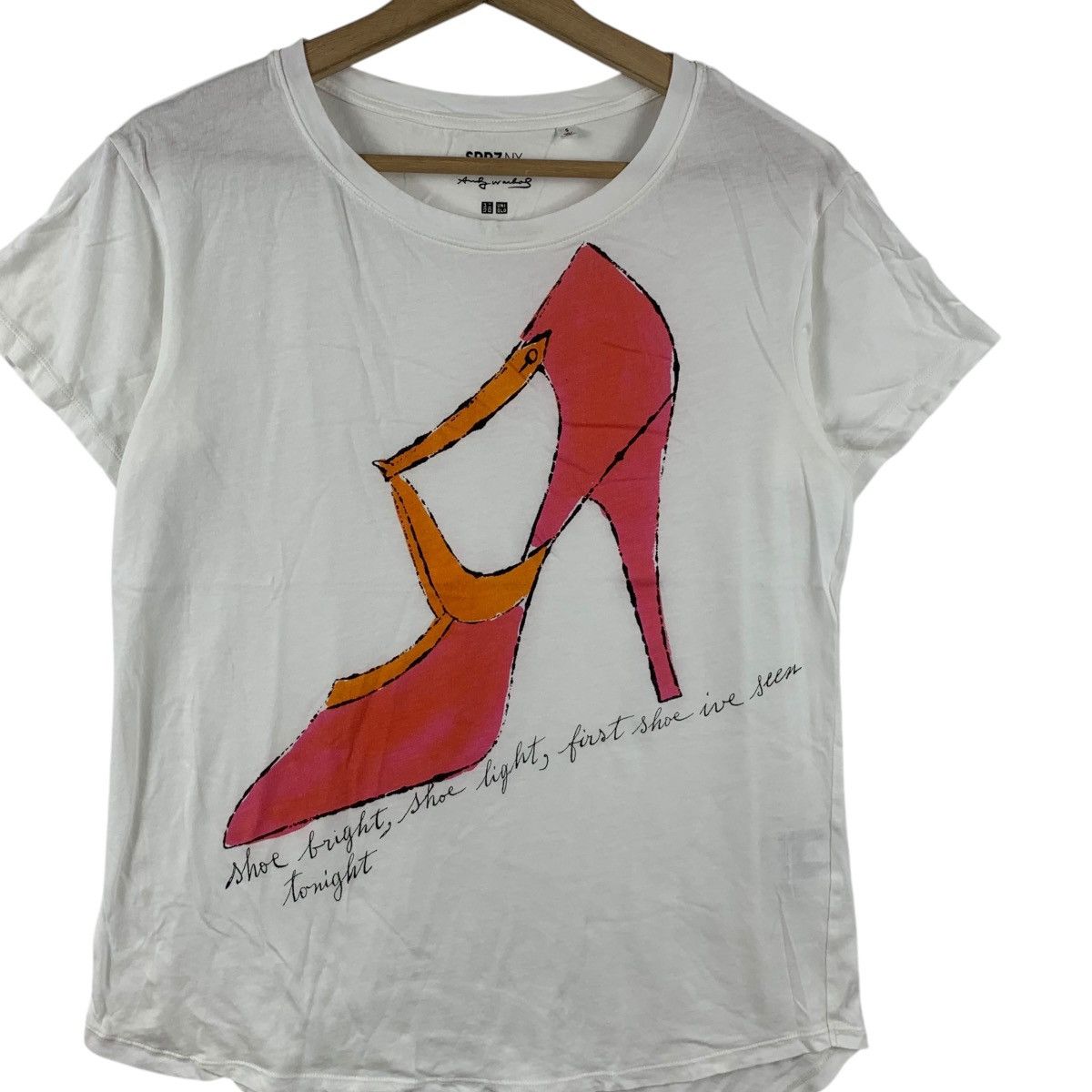 Andy Warhol ANDY WARHOL x UNIQLO Shoes Painting MOMA Tee Shirt Top Size S / US 4 / IT 40 - 3 Thumbnail