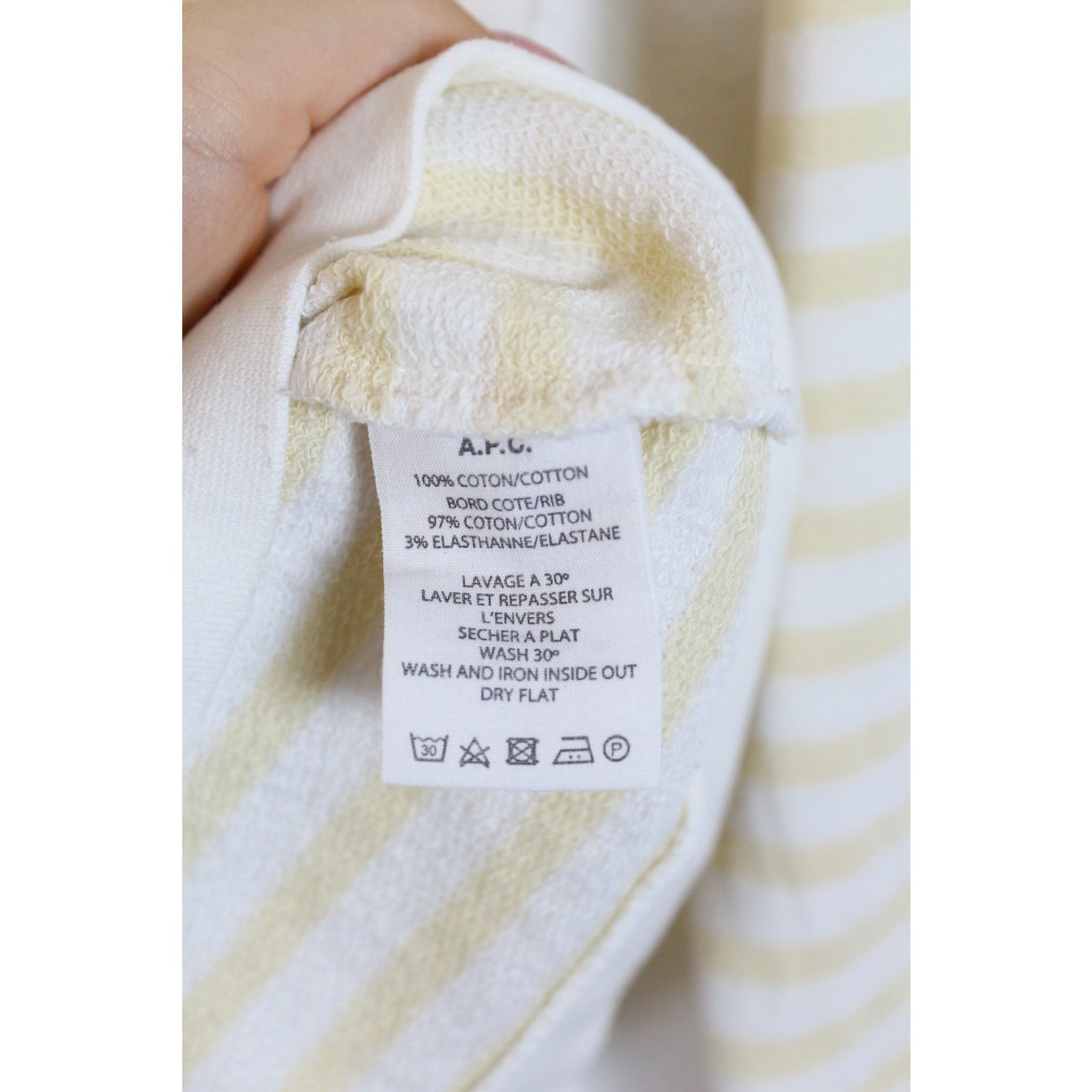 A.P.C. A.P.C. Striped Breton Crew Sweatshirt Women’s L Size L / US 10 / IT 46 - 4 Thumbnail