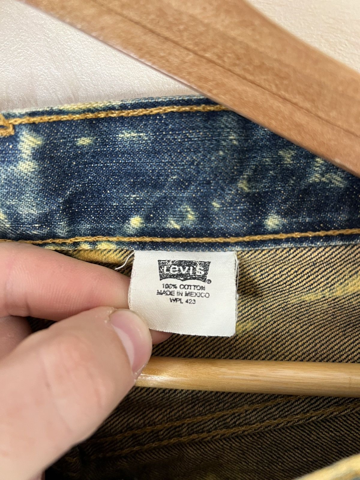 Levi's Vintage Levi's Custom Painted Jeans/Denim Size US 33 - 4 Thumbnail