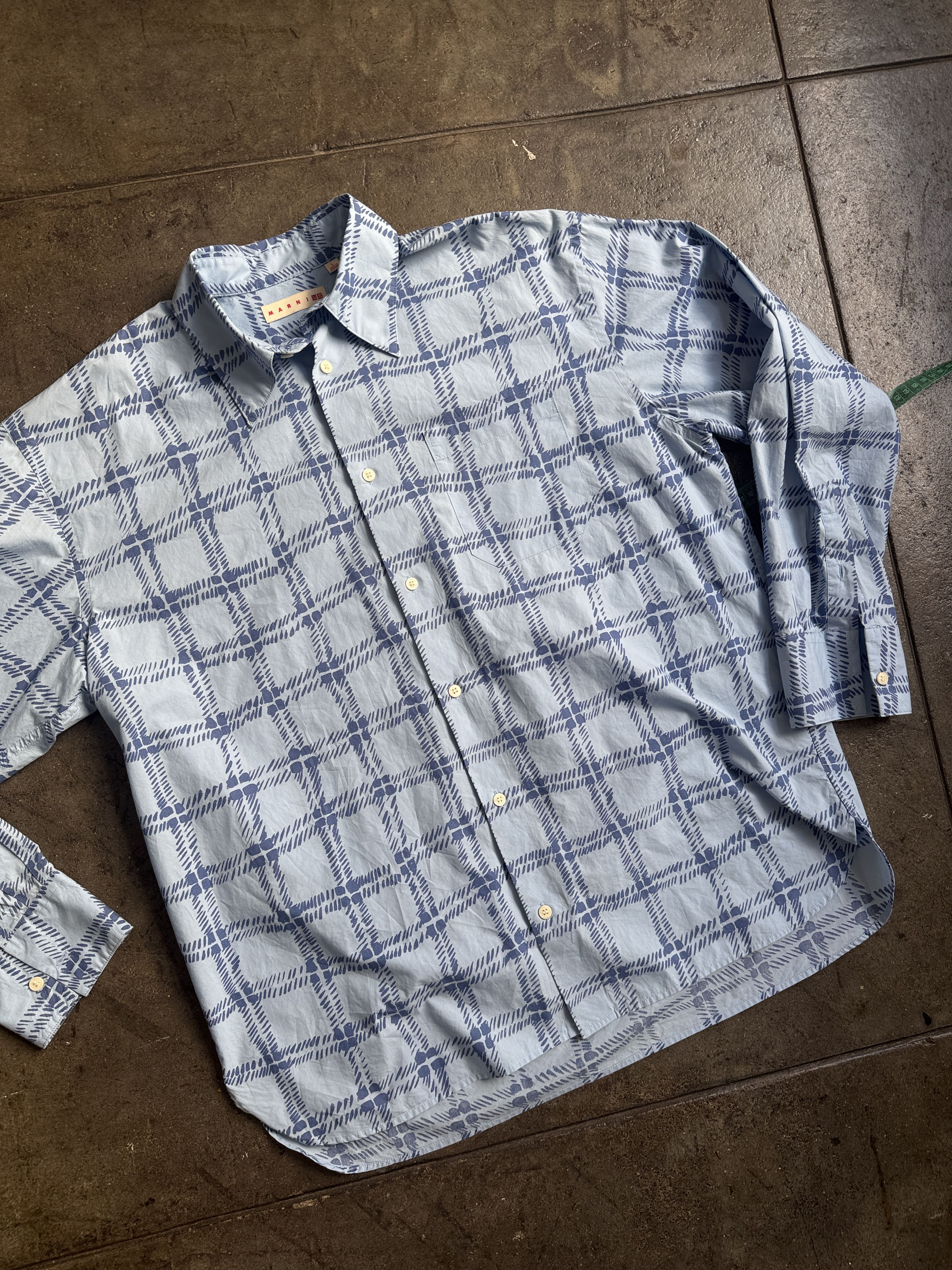 Marni × Uniqlo Marni Beautiful Oversized Shirt Size US L / EU 52-54 / 3 - 1 Thumbnail