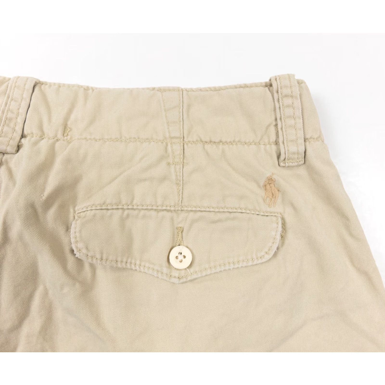 Polo Ralph Lauren Polo Ralph Lauren Chino Shorts Adult 32 Beige Flat Front Casual Regular Fit Mens Size US XS / EU 42 / 0 - 6 Thumbnail