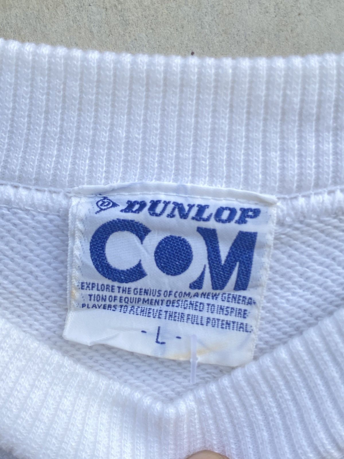 Dunlop Rare!! Vintage Dunlop Motorsport Sweatshirt Logo TB-01 Size US XL / EU 56 / 4 - 6 Thumbnail