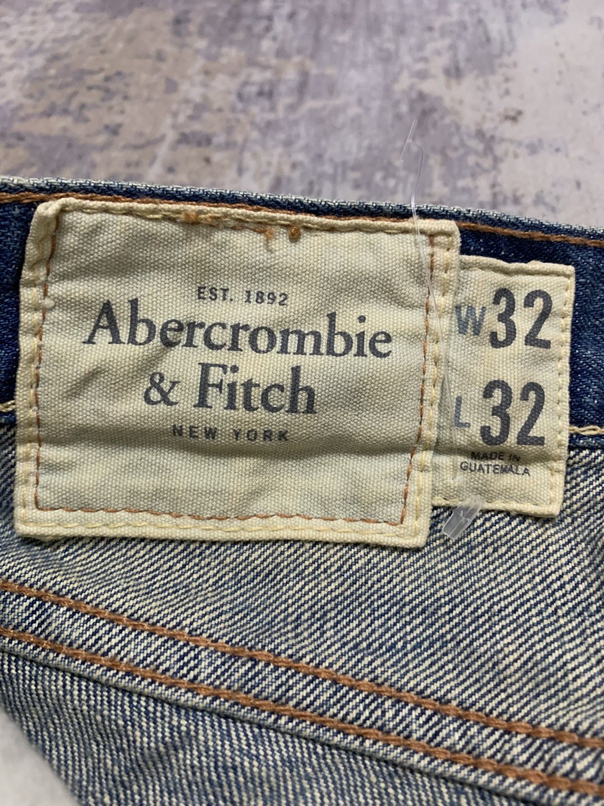 Abercrombie & Fitch Y2K Abercrombie Fitch Distressed Bootcut Flare Denim Jeans Size US 34 / EU 50 - 17 Thumbnail