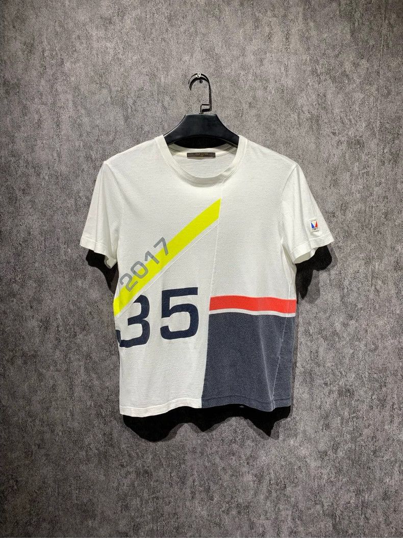Louis Vuitton Louis Vuitton Americas Cup Short Sleeve 2501-Nextarrow Size US S / EU 44-46 / 1 - 1 Thumbnail