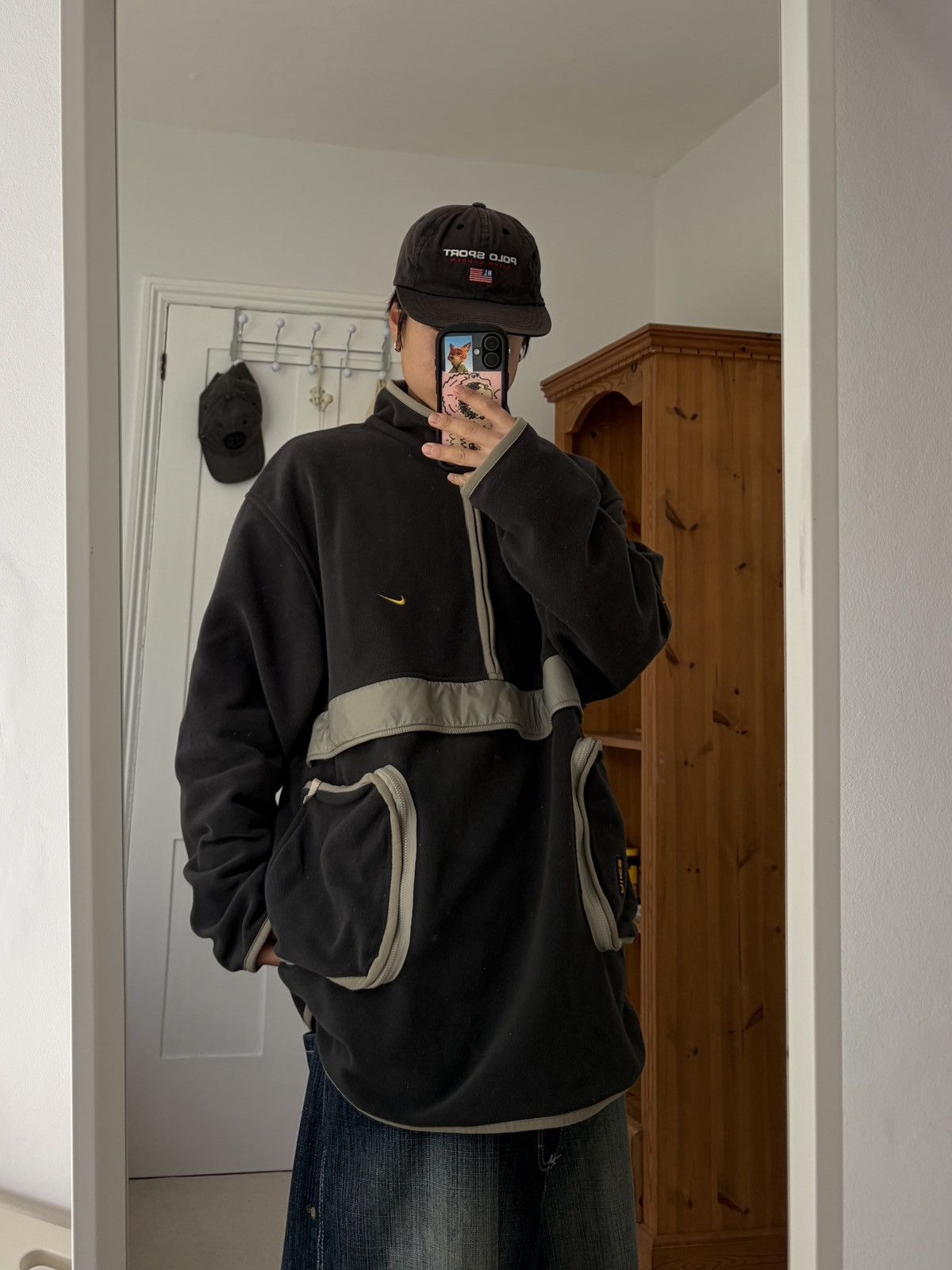 Nike 00s Euro NIKE 3D pocket half-zip fleece Size US XL / EU 56 / 4 - 2 Thumbnail