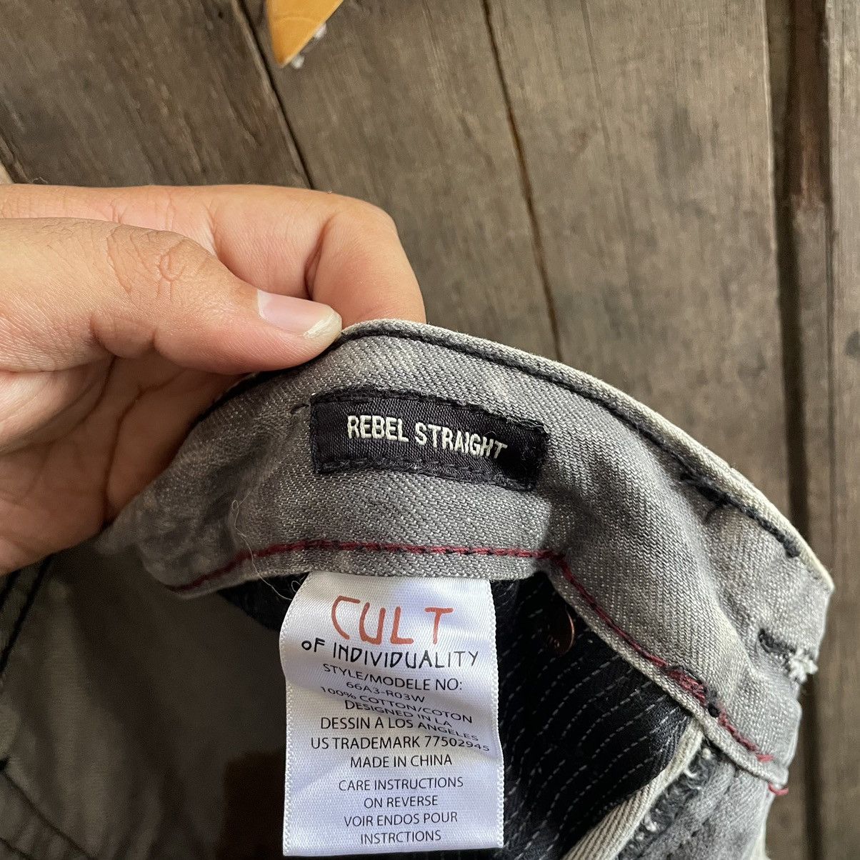 Cult Of Individuality Cult of Individuality Boro Denim Jeans Size US 32 / EU 48 - 7 Thumbnail