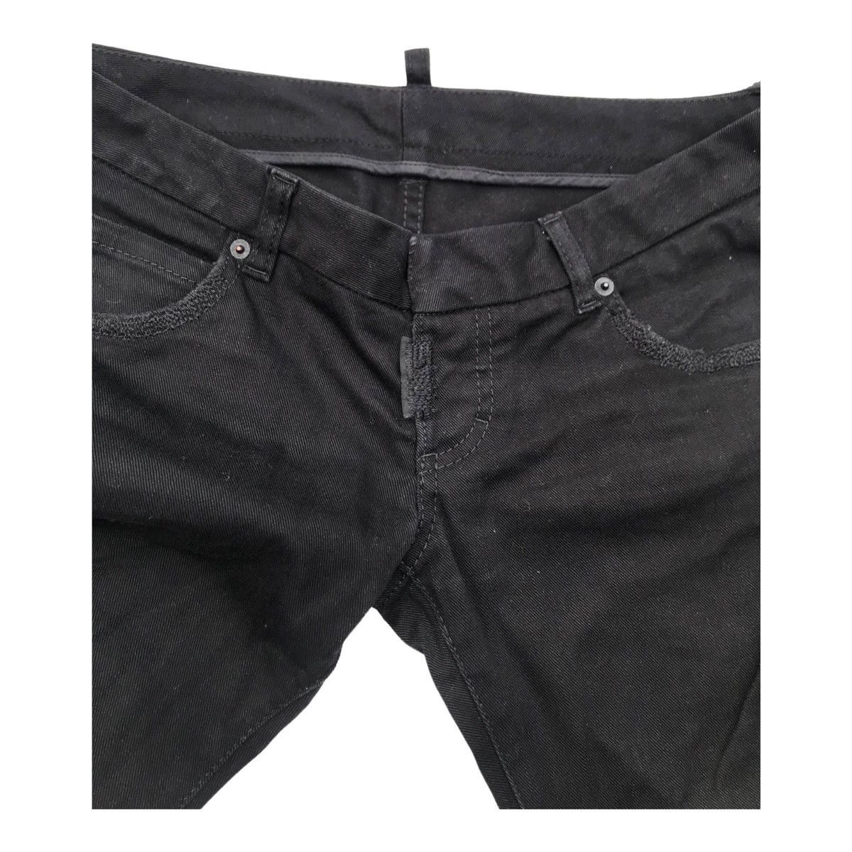 Dsquared2 Dsquared2 Women Black Skinny Pants Size 32" / US 10 / IT 46 - 3 Thumbnail
