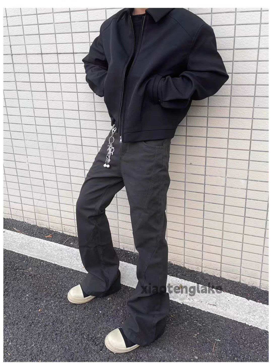 Designer × Japanese Brand × Vintage washed faded cleanfit yuppie bootcut patchwork pants Size US 30 / EU 46 - 2 Thumbnail