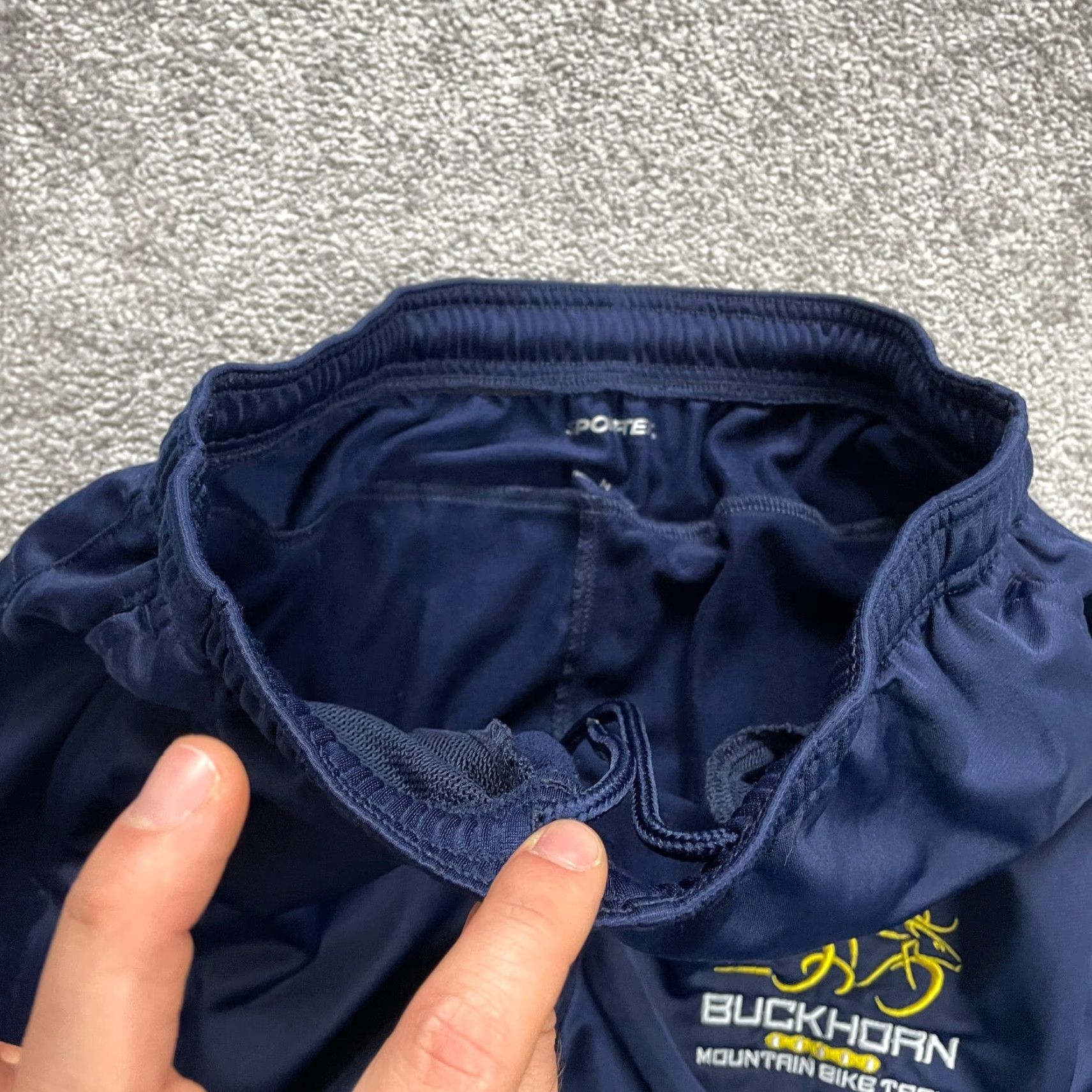 Vintage VINTAGE Sport-Tek Track Sweatpants Women Medium Blue Elastic Waist Active Athletic 28x29 Size 32" / US 10 / IT 46 - 6 Thumbnail