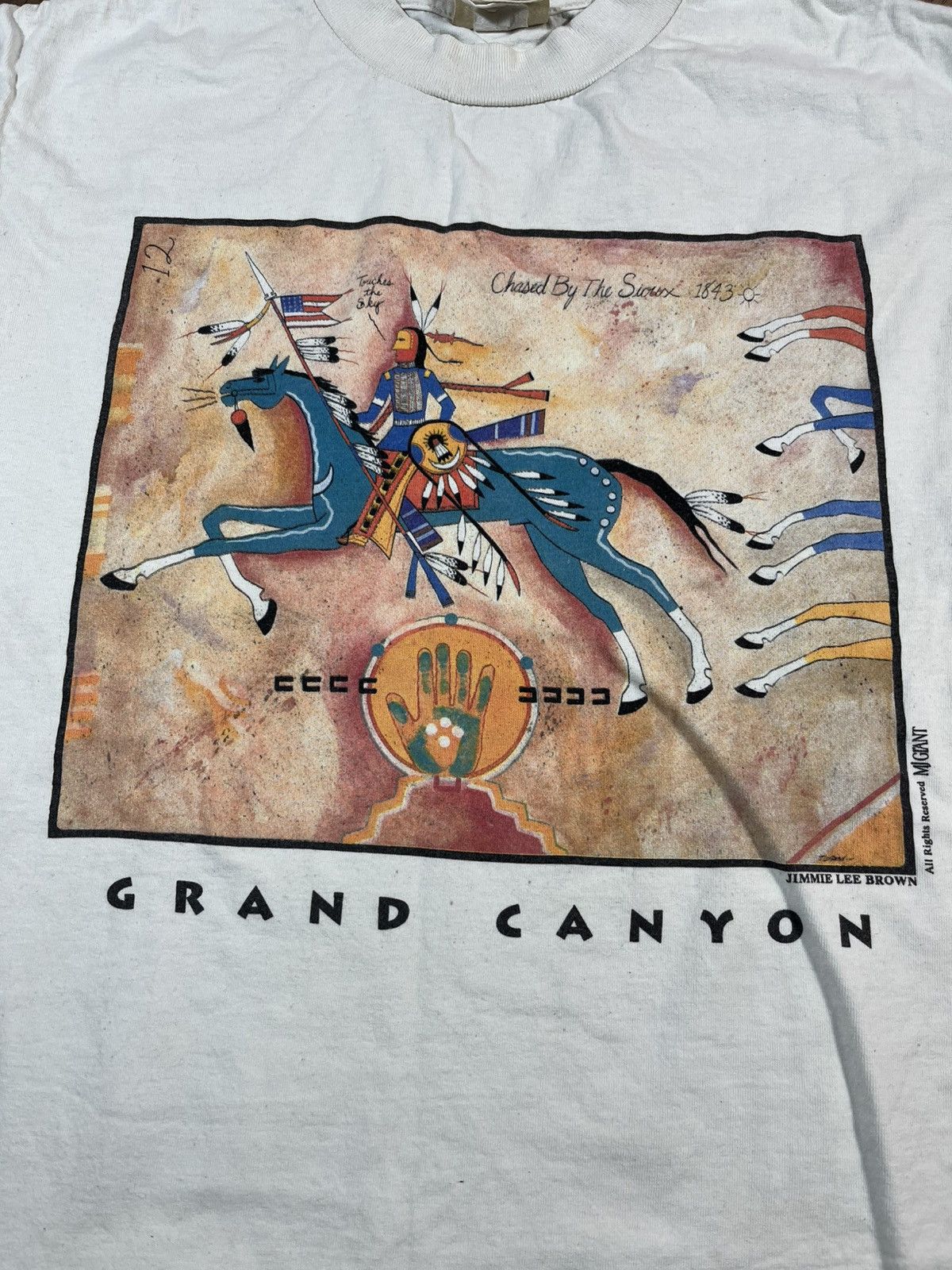 Band Tees Vintage 90s Grand Canyon Jimmie Lee Brown Size US L / EU 52-54 / 3 - 6 Thumbnail