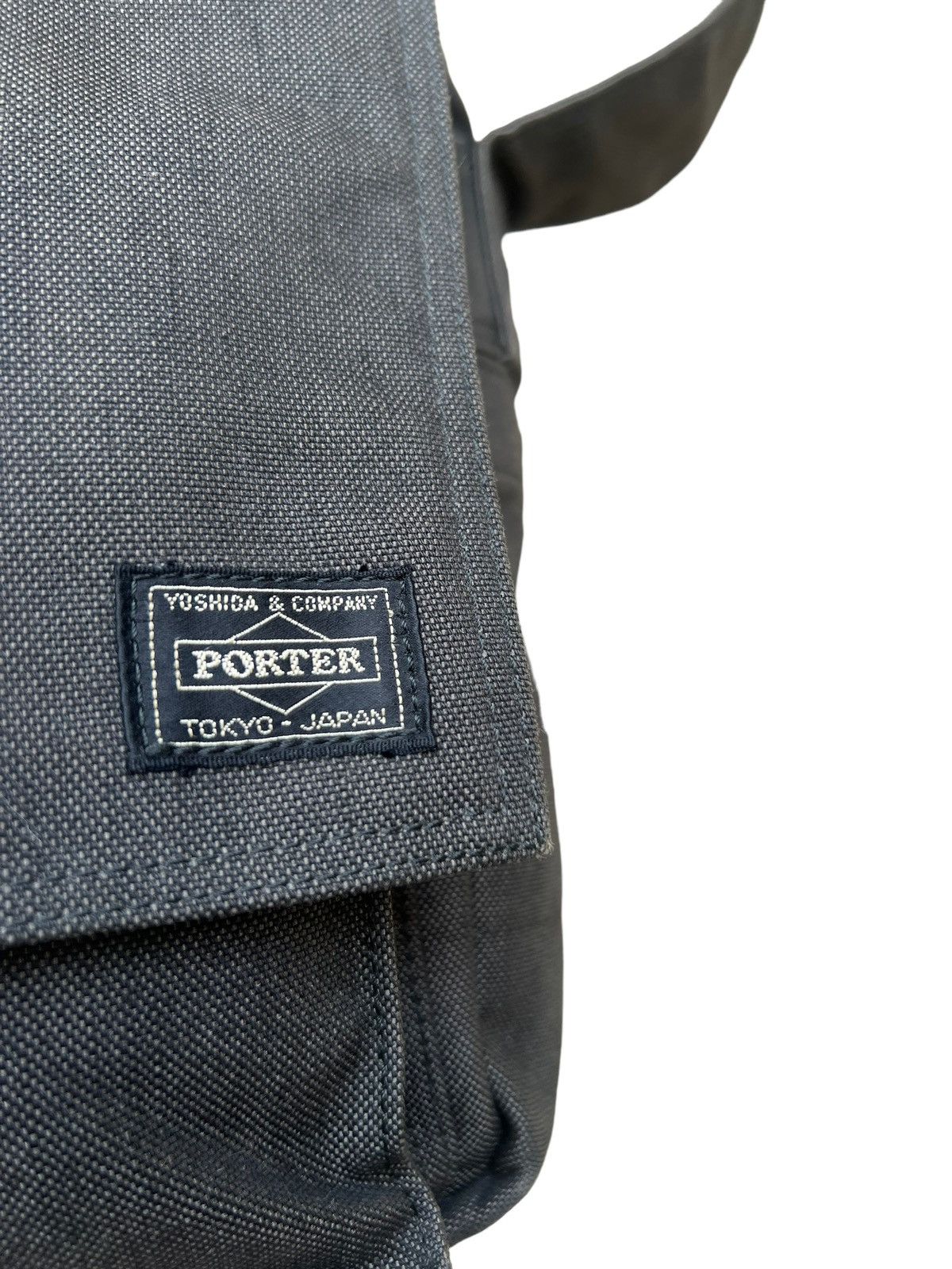 Porter Porter by Yoshida Dark Grey Denim Messenger Bag Size ONE SIZE - 7 Thumbnail