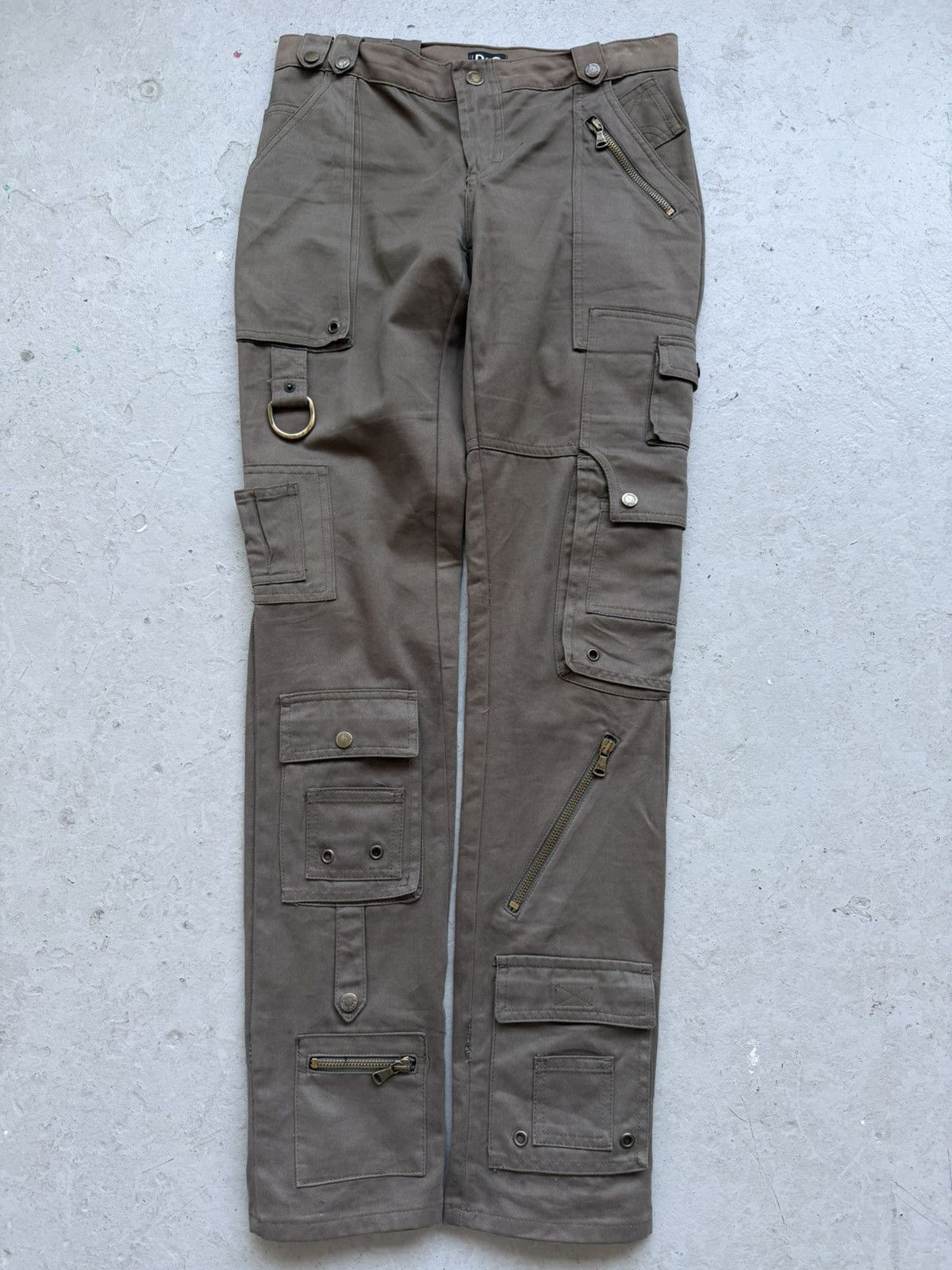 Dolce & Gabbana Dolce & Gabbana 2000’s Olive Cargo Multi Pocket Pants Size 24" / US 00 / IT 34 - 1 Thumbnail
