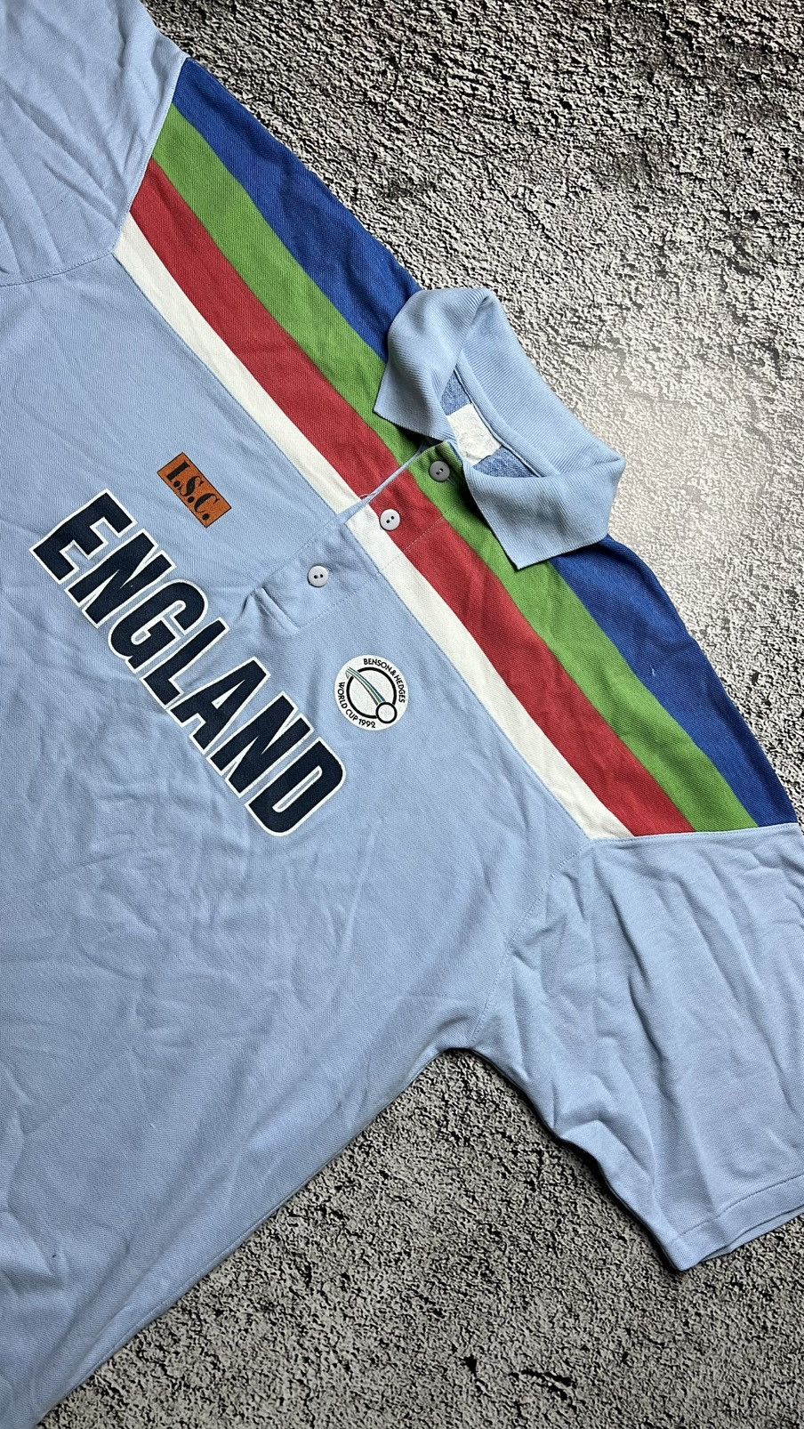 Other 1992 ‼️England Cricket world cup ISC benson & hedges jersey Size US XXL / EU 58 / 5 - 1 Thumbnail