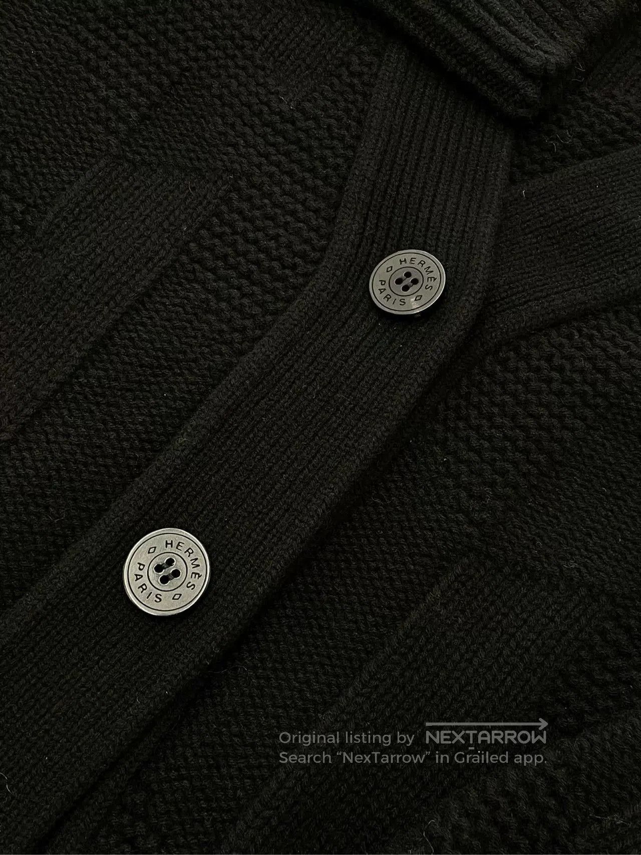 Hermes Hermes Black Knit Cardigan Size 34. Size US S / EU 44-46 / 1 - 4 Thumbnail