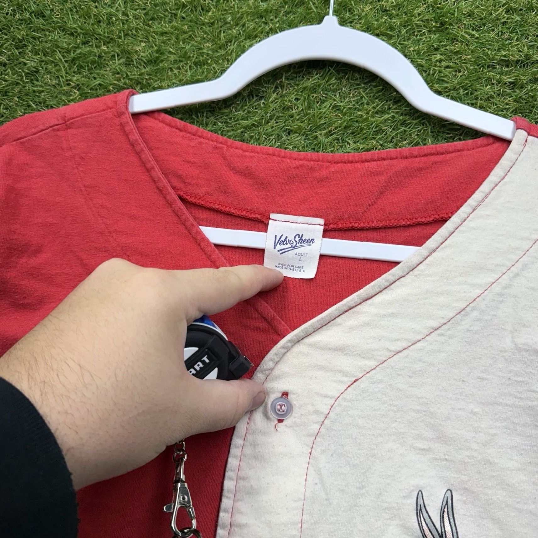 Disney Vintage Disney Mickey Mouse Shirt Womens L Baseball Jersey Button Up Y2K Size L / US 10 / IT 46 - 7 Thumbnail