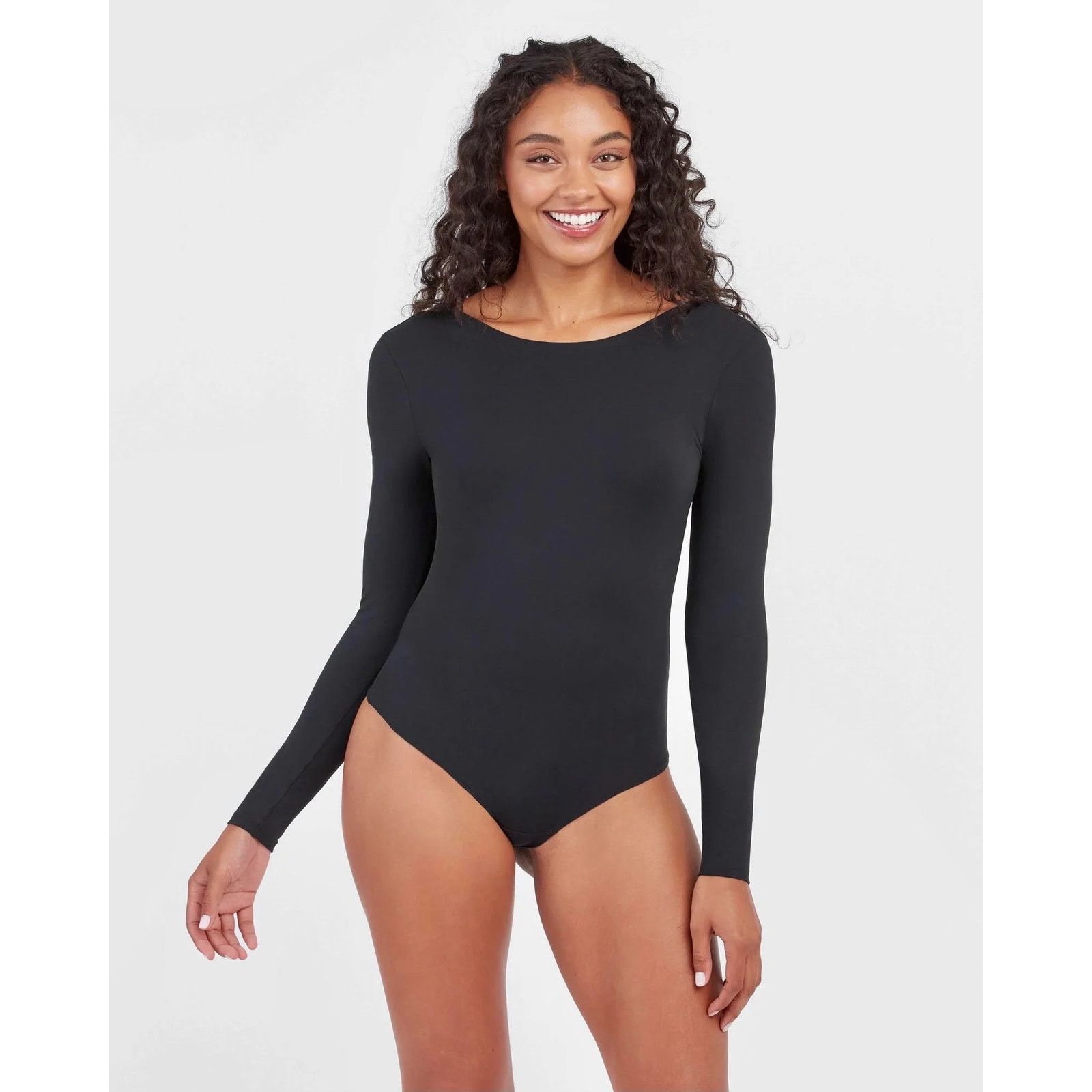 Spanx NWT Spanx Scoop Neck Black Bodysuit Women’s Size Medium Size M / US 6-8 / IT 42-44 - 2 Thumbnail