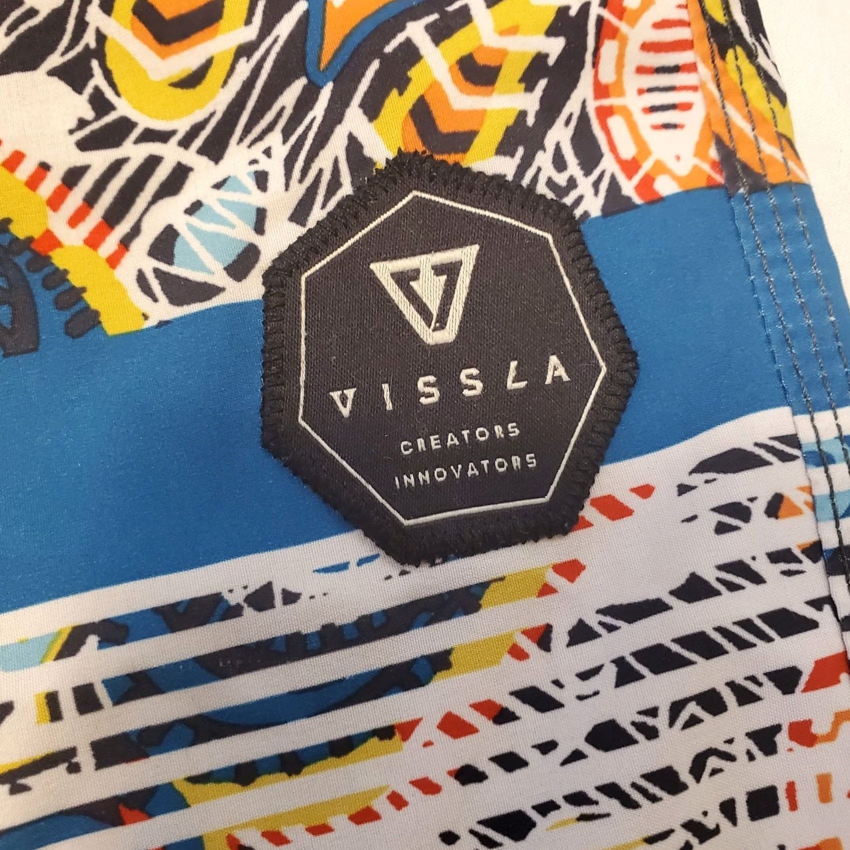 Vissla VISSLA Boardshorts Swim Trunks Shorts Size 36 Geometric Floral Pattern Men's Size US 36 / EU 52 - 7 Thumbnail