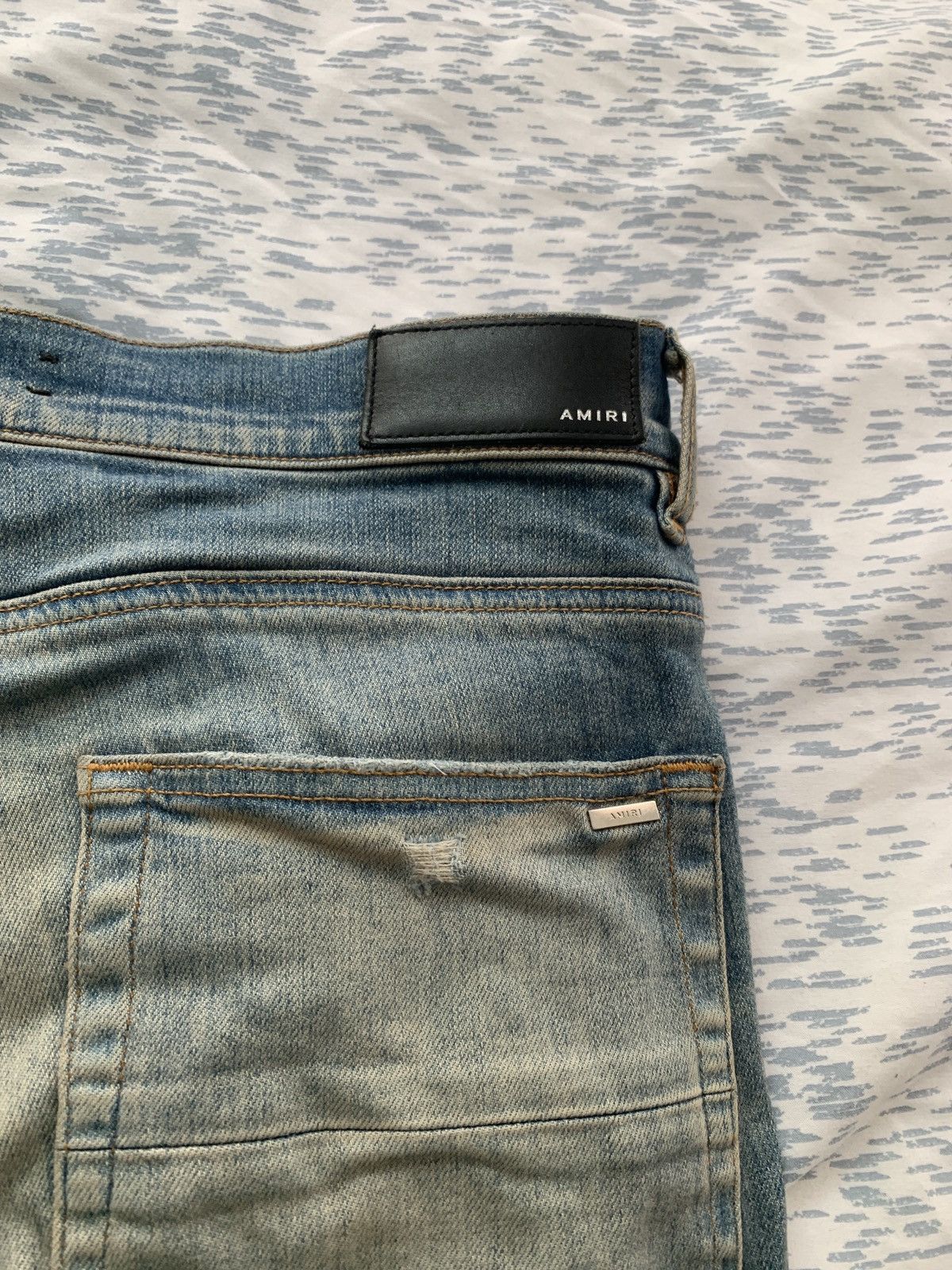 Amiri Amiri denim light blue wash Size US 32 / EU 48 - 4 Thumbnail