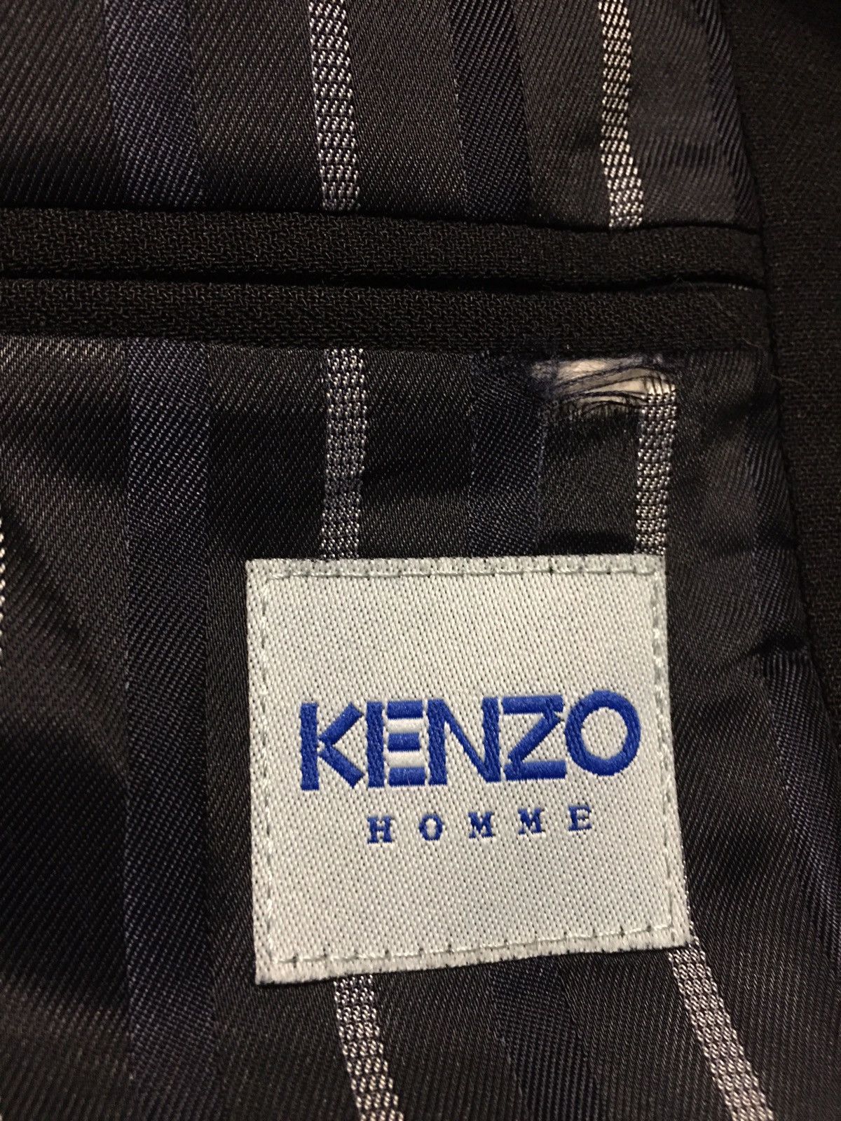 Kenzo KENZO HOMME Wool Black Mens Blazer Jacket IT 52 Size 42R - 10 Thumbnail