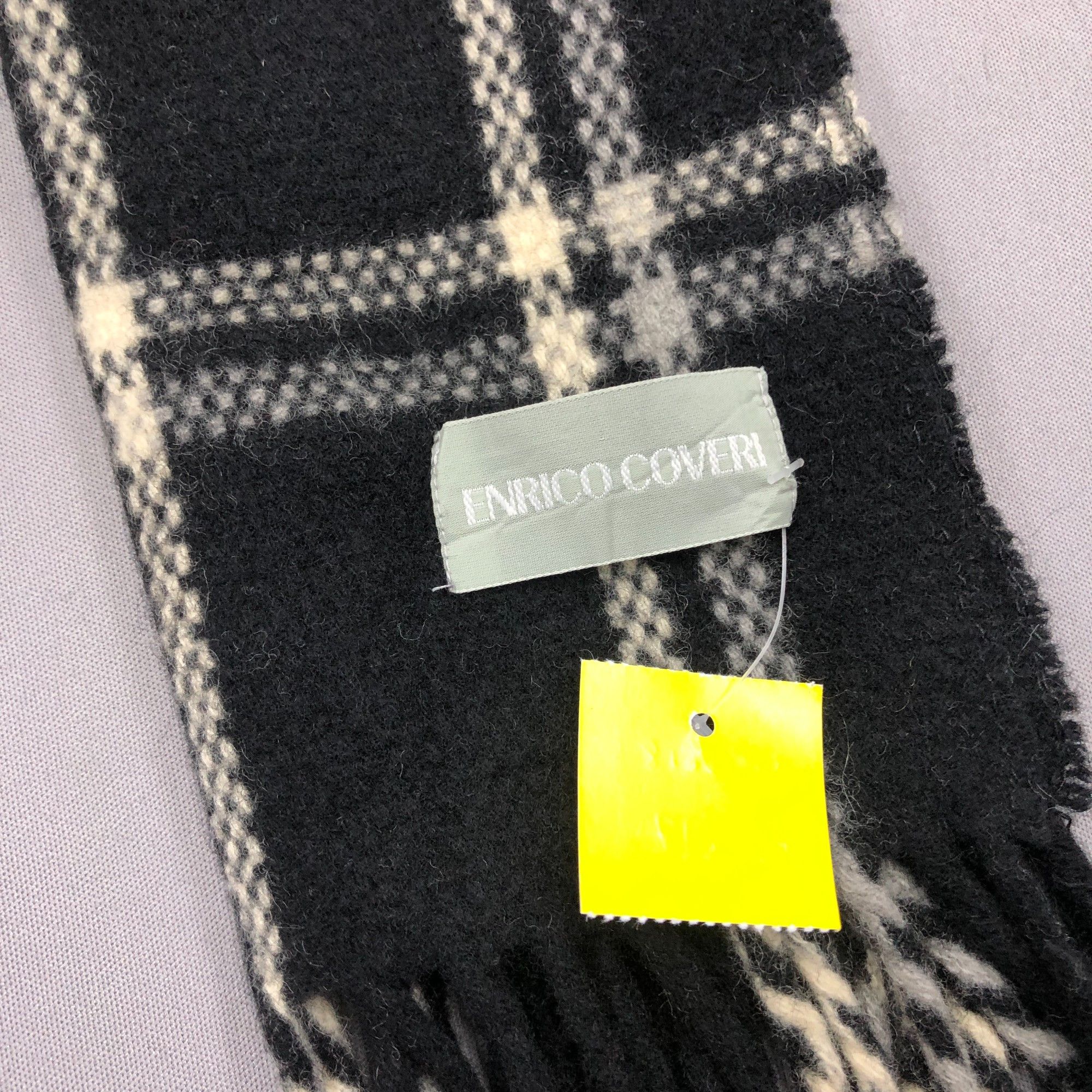 Enrico Coveri Vintage Enrico Coveri Scarf Muffler Wool Cashmere Scarves Size ONE SIZE - 4 Thumbnail