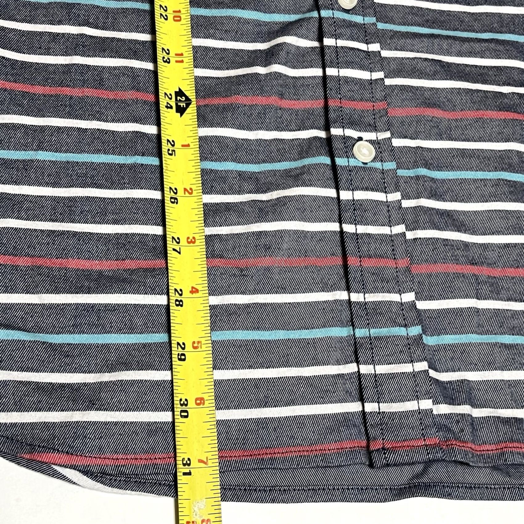 Chubbies Chubbies Button-Up Shirt Mens L Striped Flannel Long Sleeve Button-Down Collared Pocketed Size US L / EU 52-54 / 3 - 5 Thumbnail