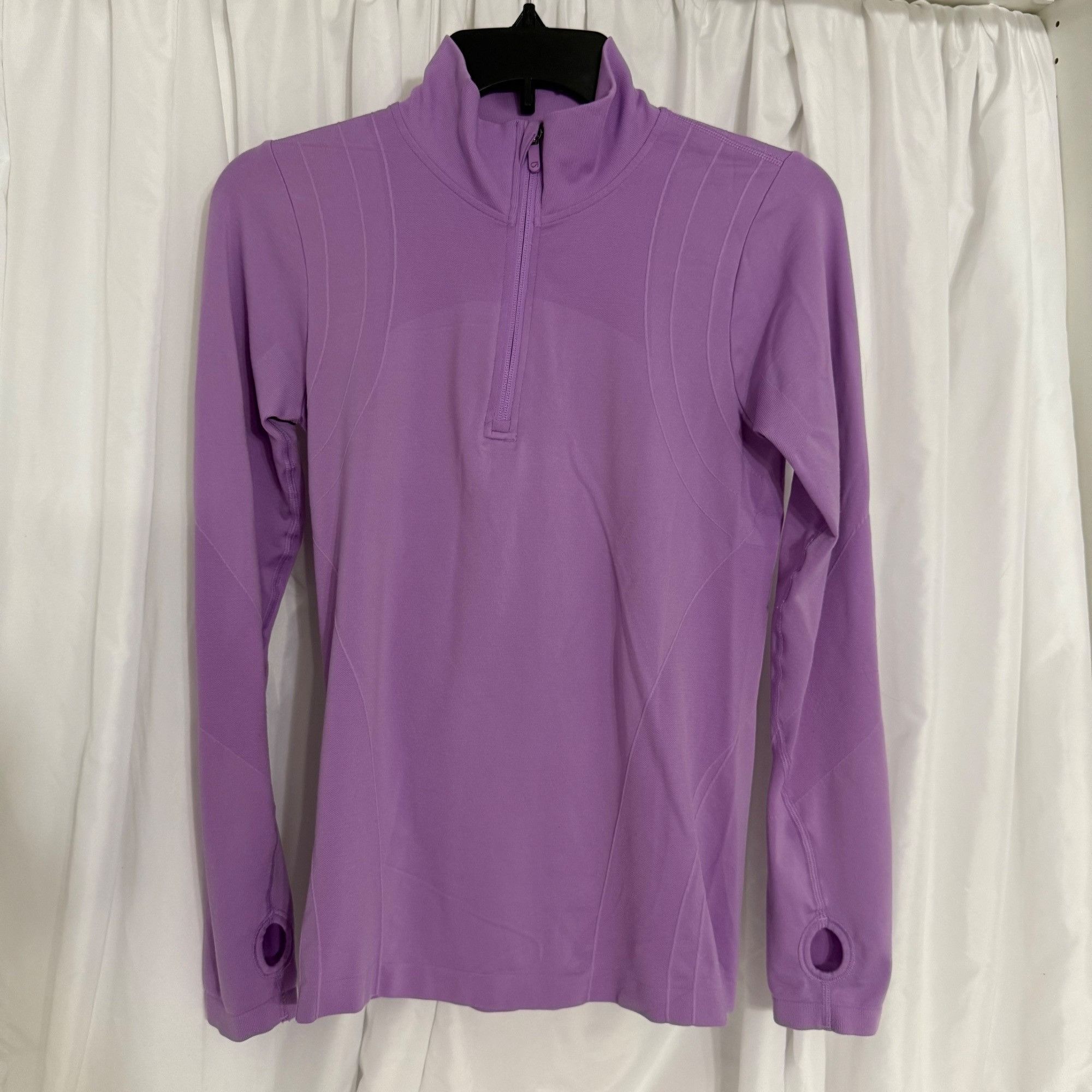 Other GapFit Lavender 1/4 Zip Pullover With Thumbholes Womens Smal Size S / US 4 / IT 40 - 1 Thumbnail