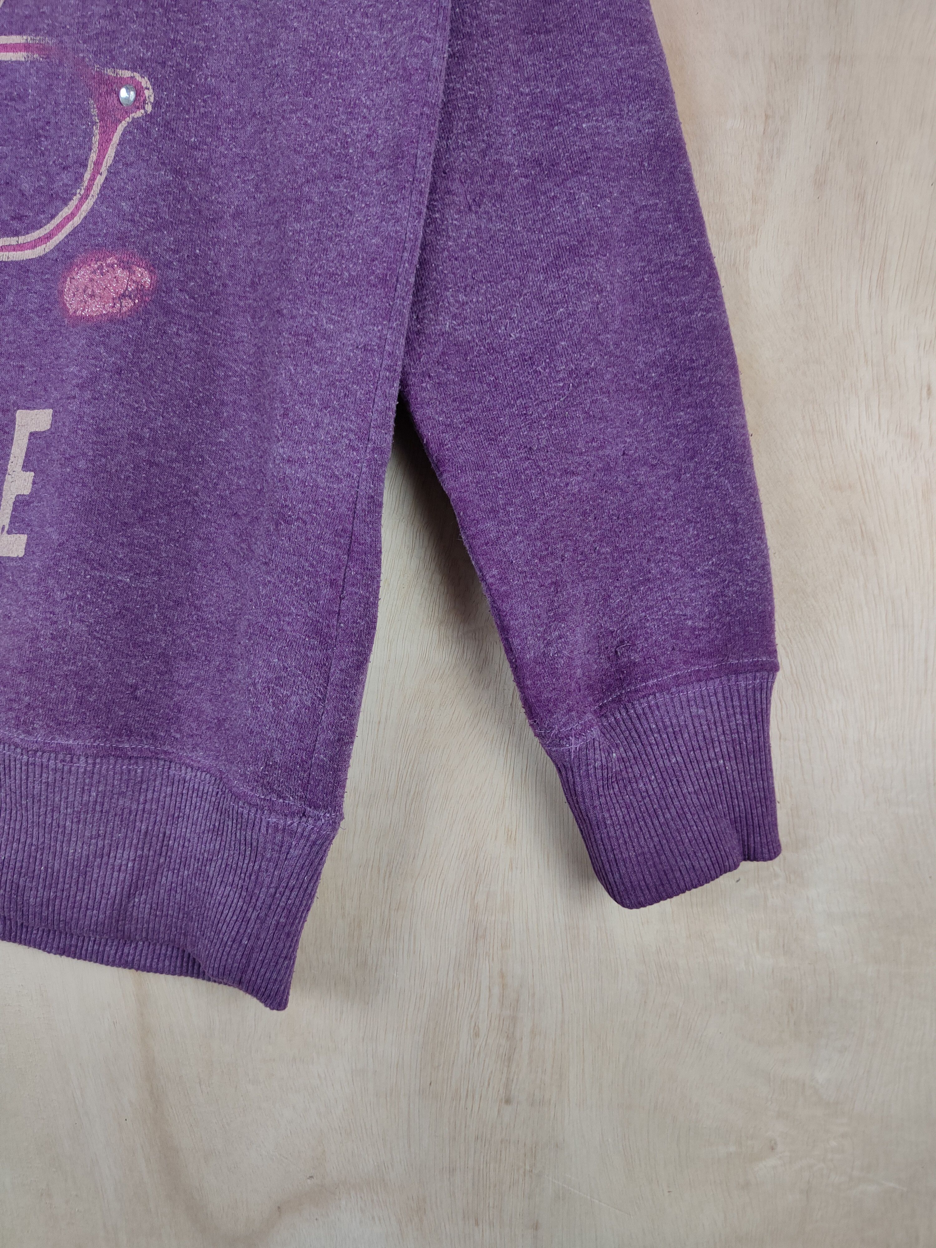 Cartoon Network Disney Purple big face Minnie Sweatshirts #S2582 Size S / US 4 / IT 40 - 9 Thumbnail