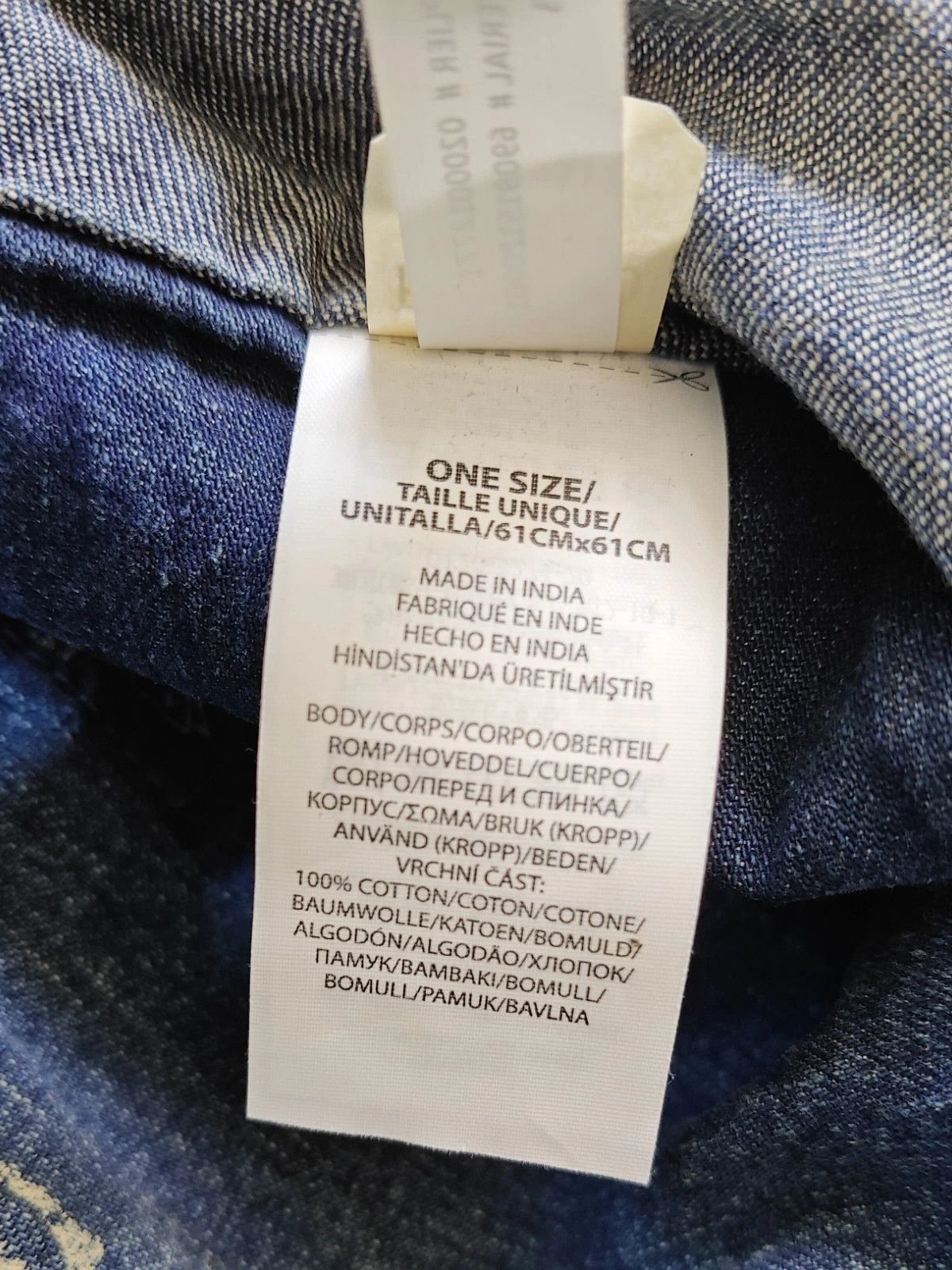 RRL Ralph Lauren Double RL Cotton Denim Apron FTP 1203 Size ONE SIZE - 9 Thumbnail