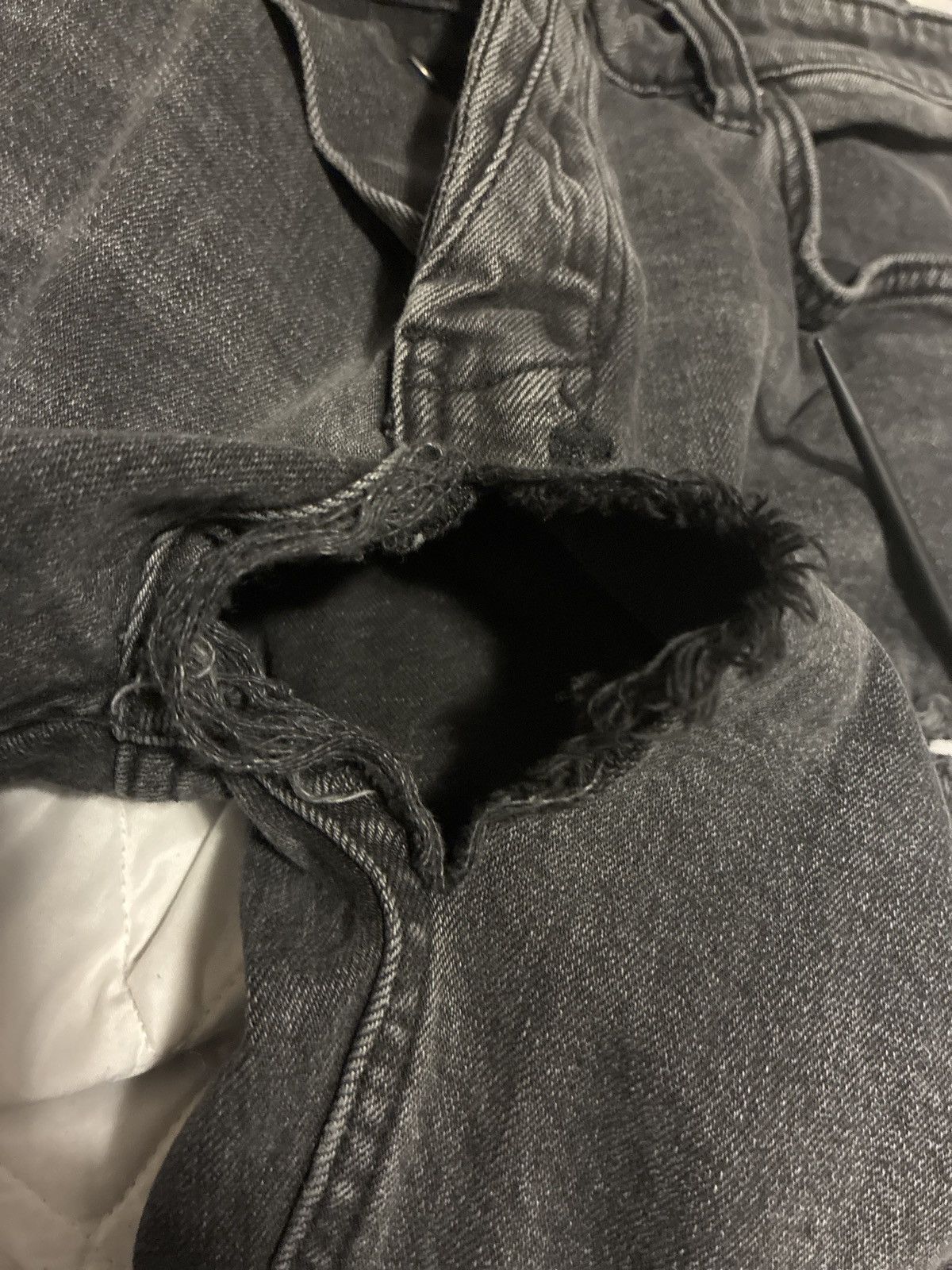 Ksubi van winkle angst black trashed Jeans Size US 36 / EU 52 - 8 Thumbnail
