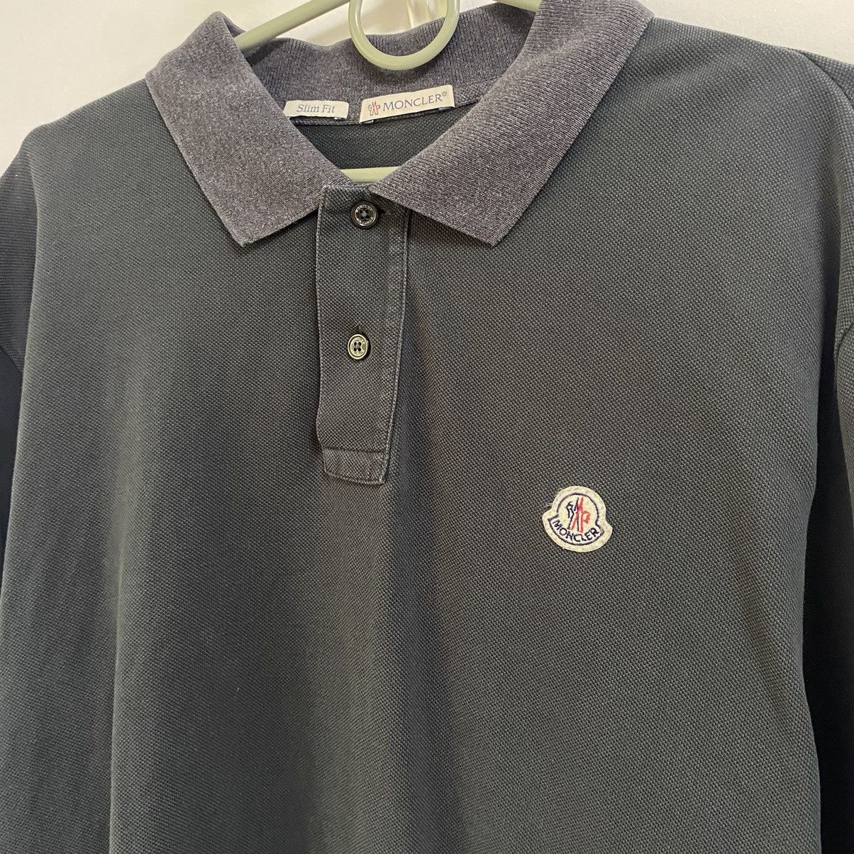 Moncler MONCLER long sleeve polo Size US XL / EU 56 / 4 - 2 Thumbnail