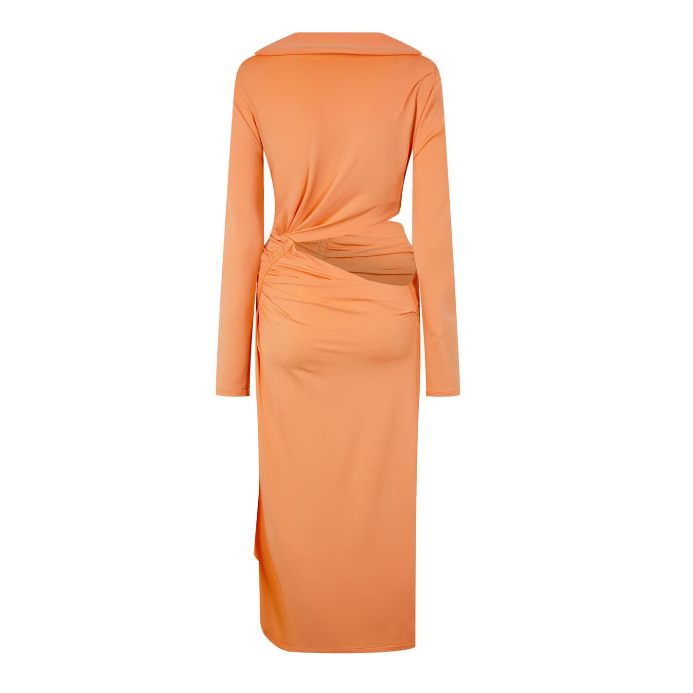 Off-White o1y1125 Maxi Dress in Orange Size M / US 6-8 / IT 42-44 - 2 Thumbnail