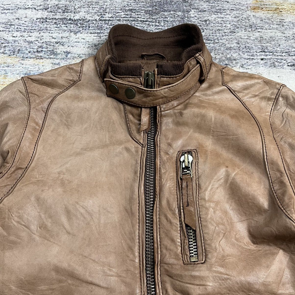 Isamu Katayama Backlash House of blouse biker leather jacket Size US XS / EU 42 / 0 - 3 Thumbnail