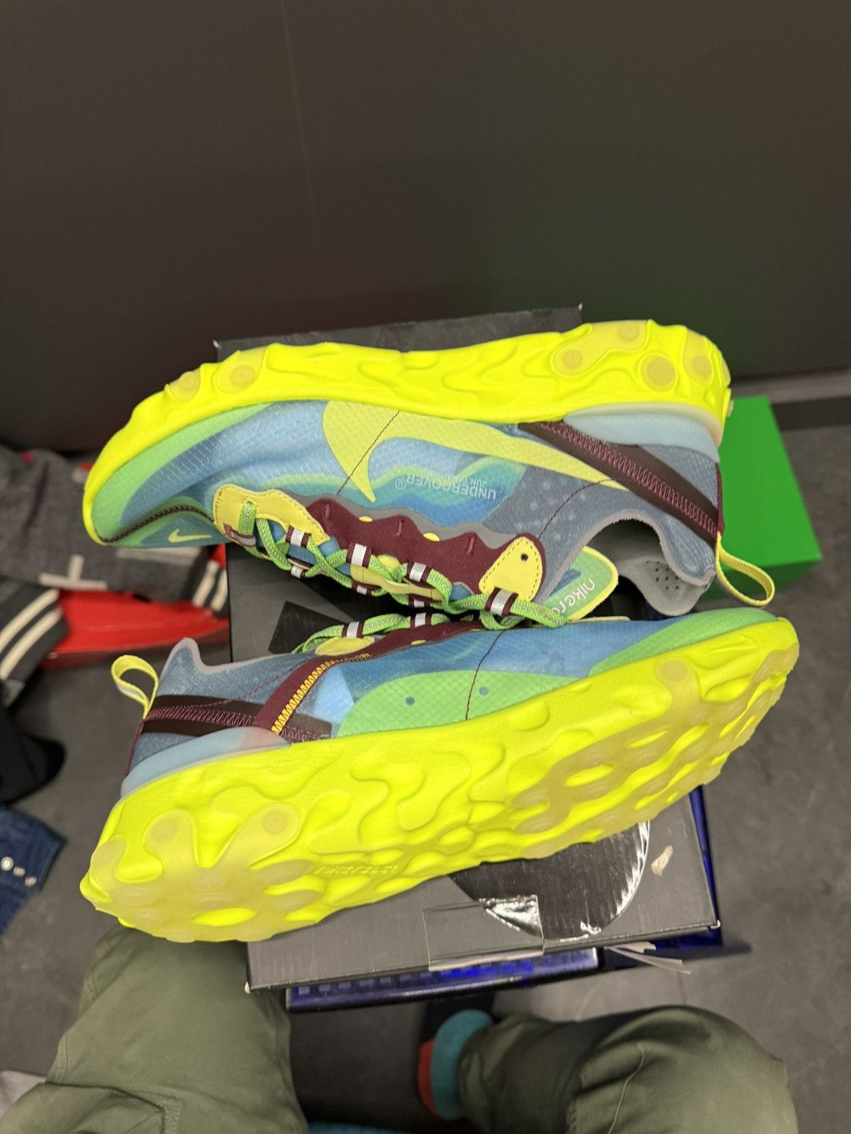 Nike × Undercover Nike React Element 87 Undercover Lakeside 9.5 BQ2718-400 Size US 9.5 / EU 42-43 - 6 Thumbnail