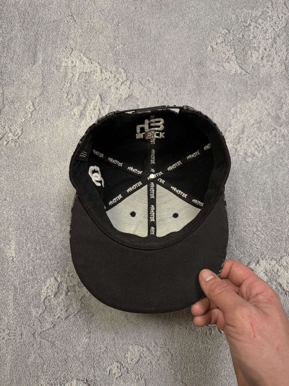 Vintage Vintage Y2K Monster Energy hat cap race moto skate baggy DC Size ONE SIZE - 6 Thumbnail